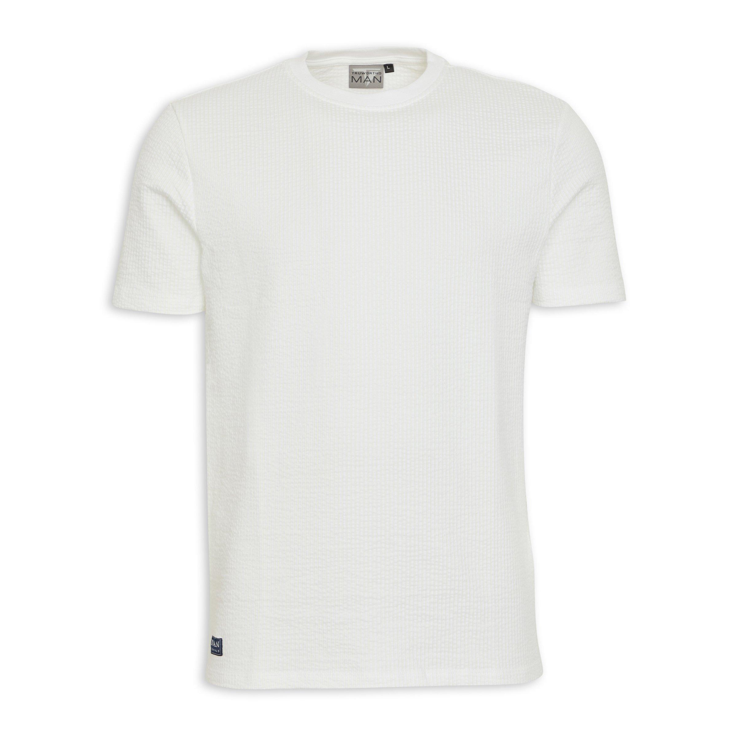 Plain white store tee shirt