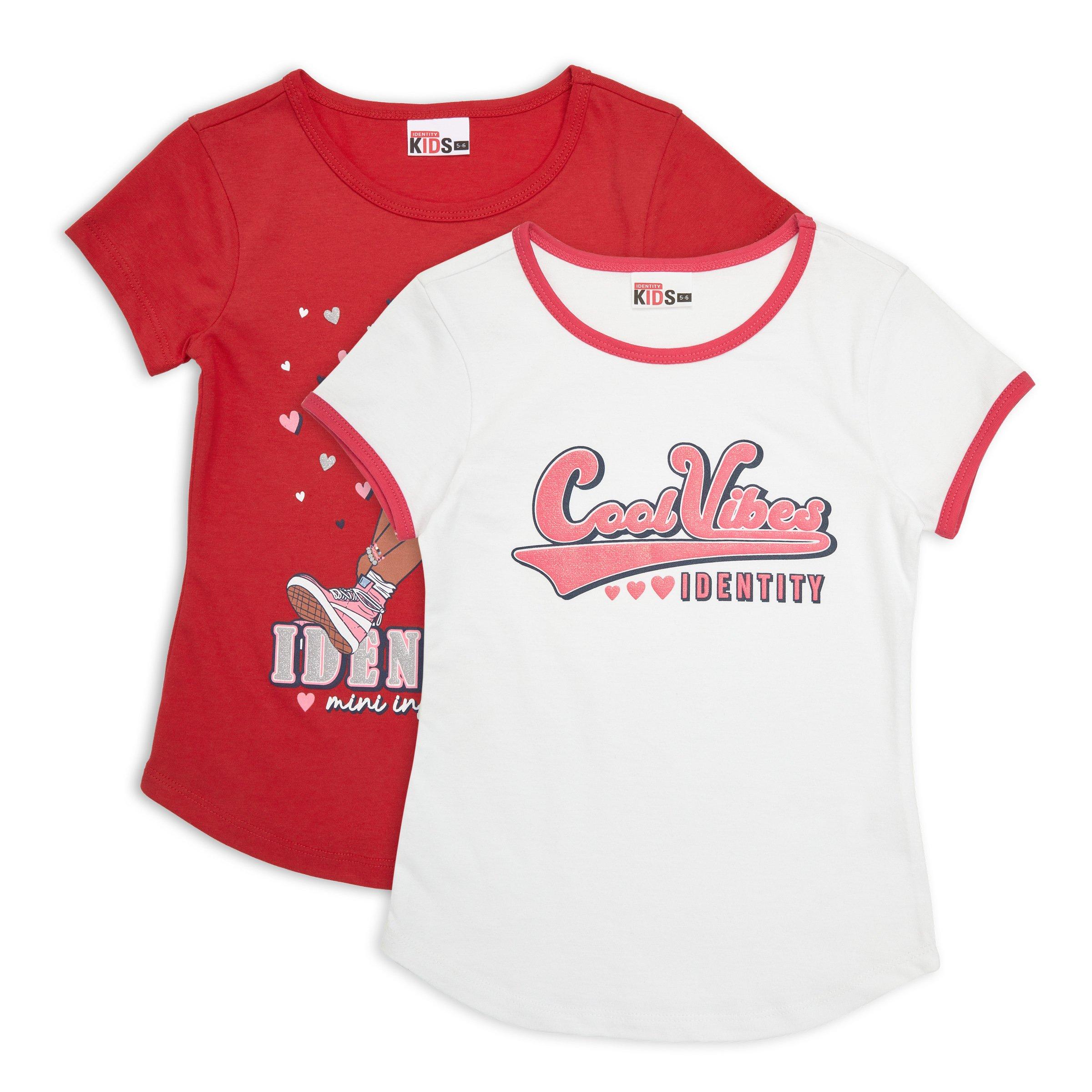 2 pack Kid Girl T shirts 3120522 Identity