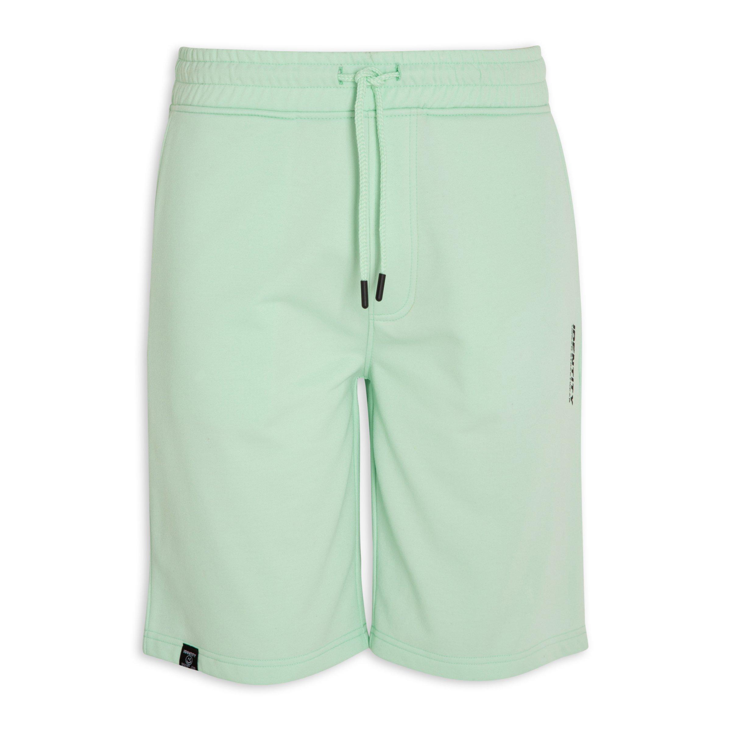 Sage Green Jogger Shorts (3120724)