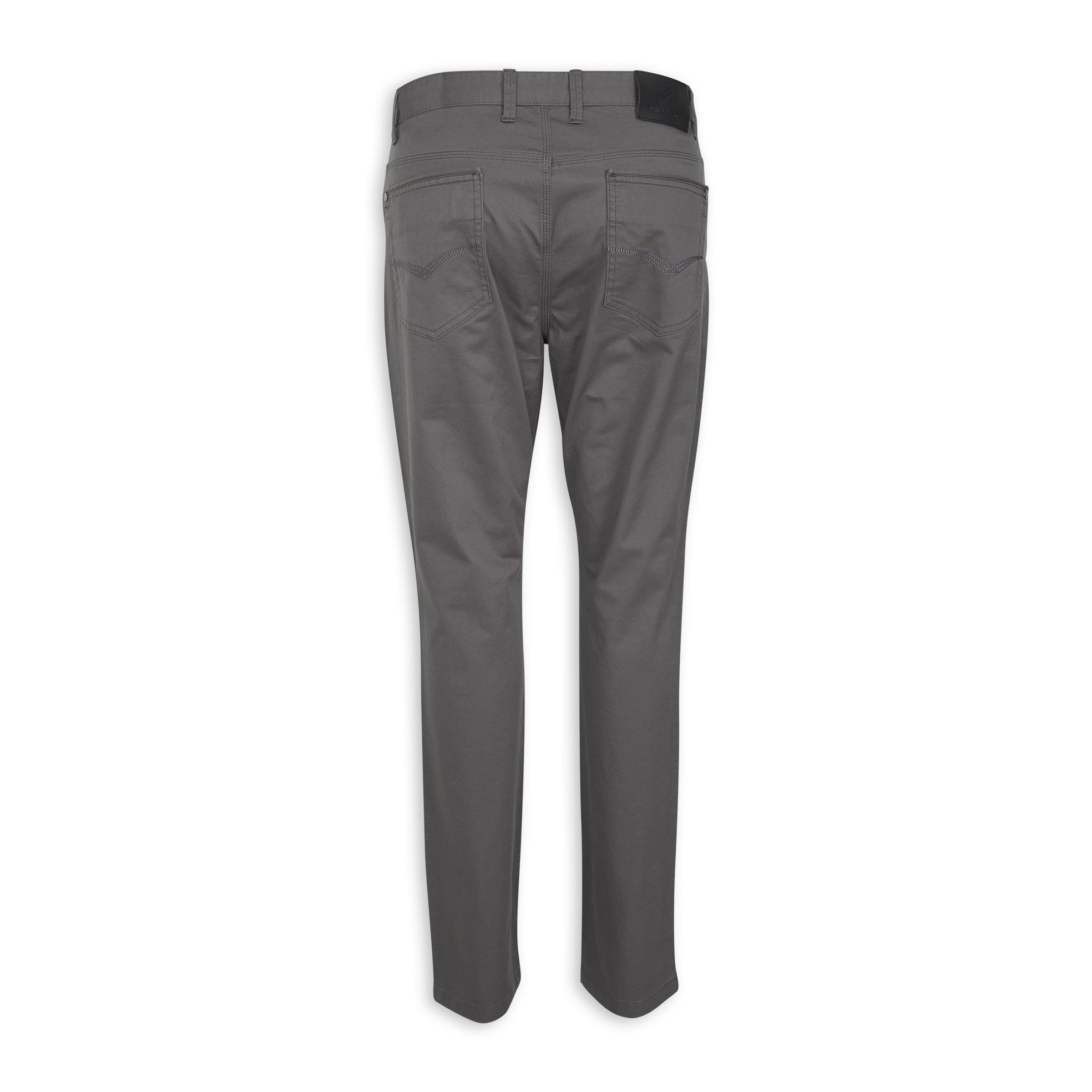 Charcoal Grey Slim Leg Pants (3120885)