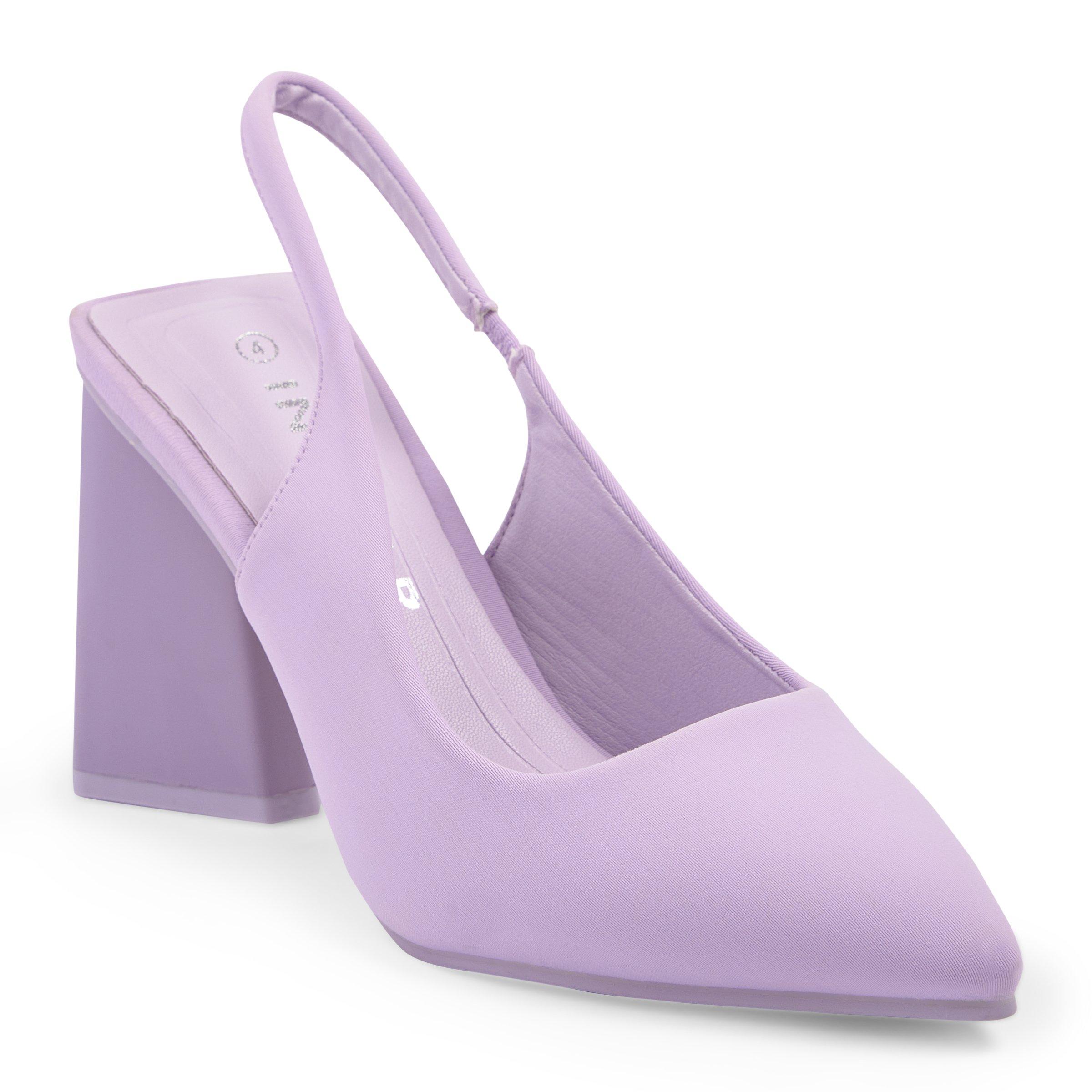 Purple hot sale slingback heels