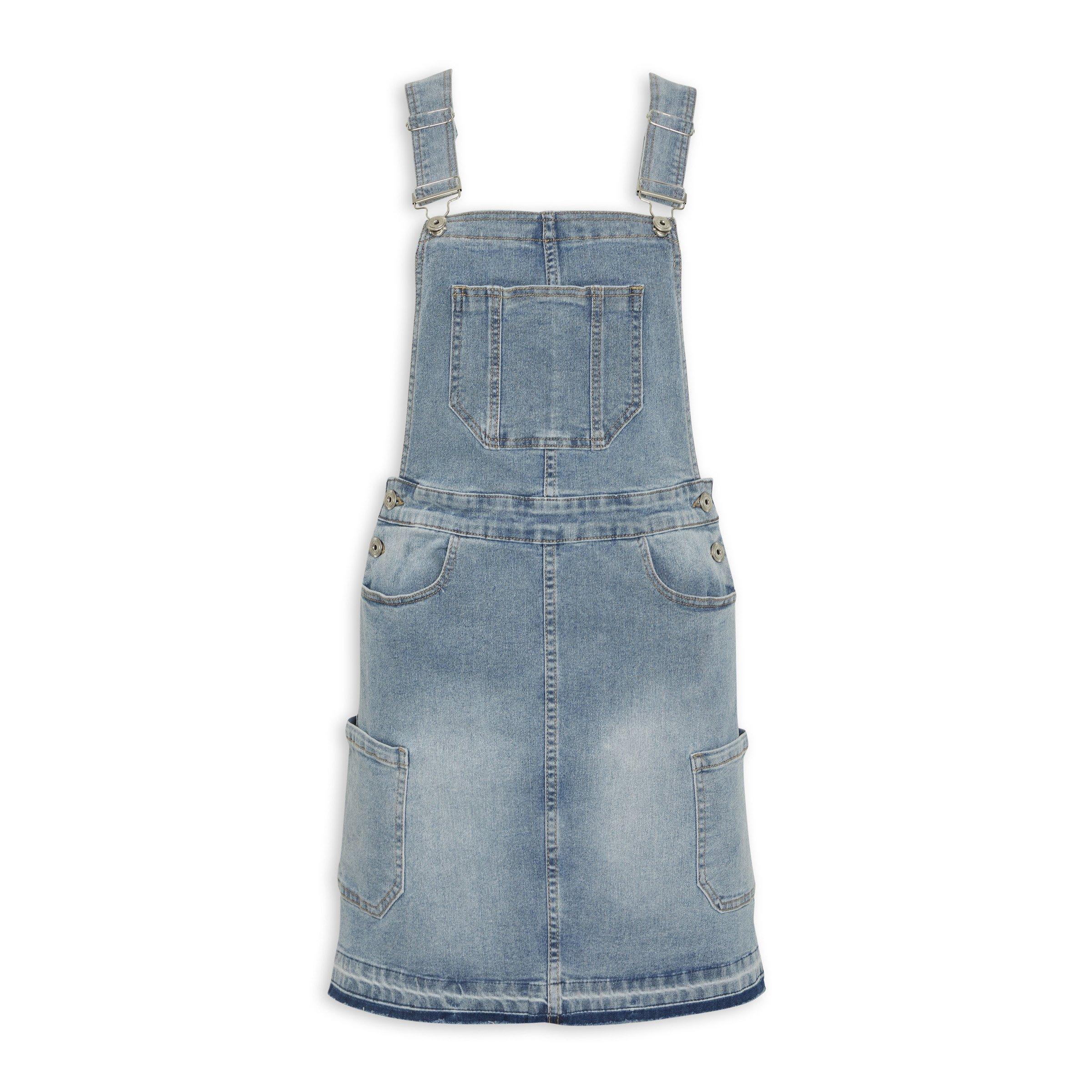 Denim Dungaree Skirt 