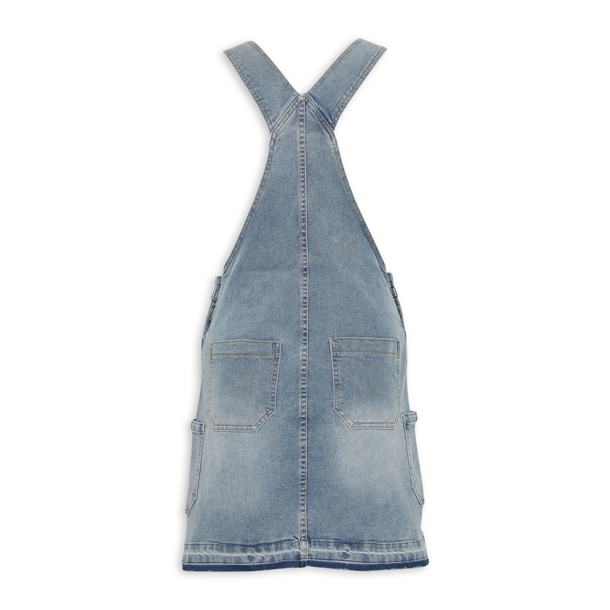 Indigo Denim Dungaree Skirt (3107054)