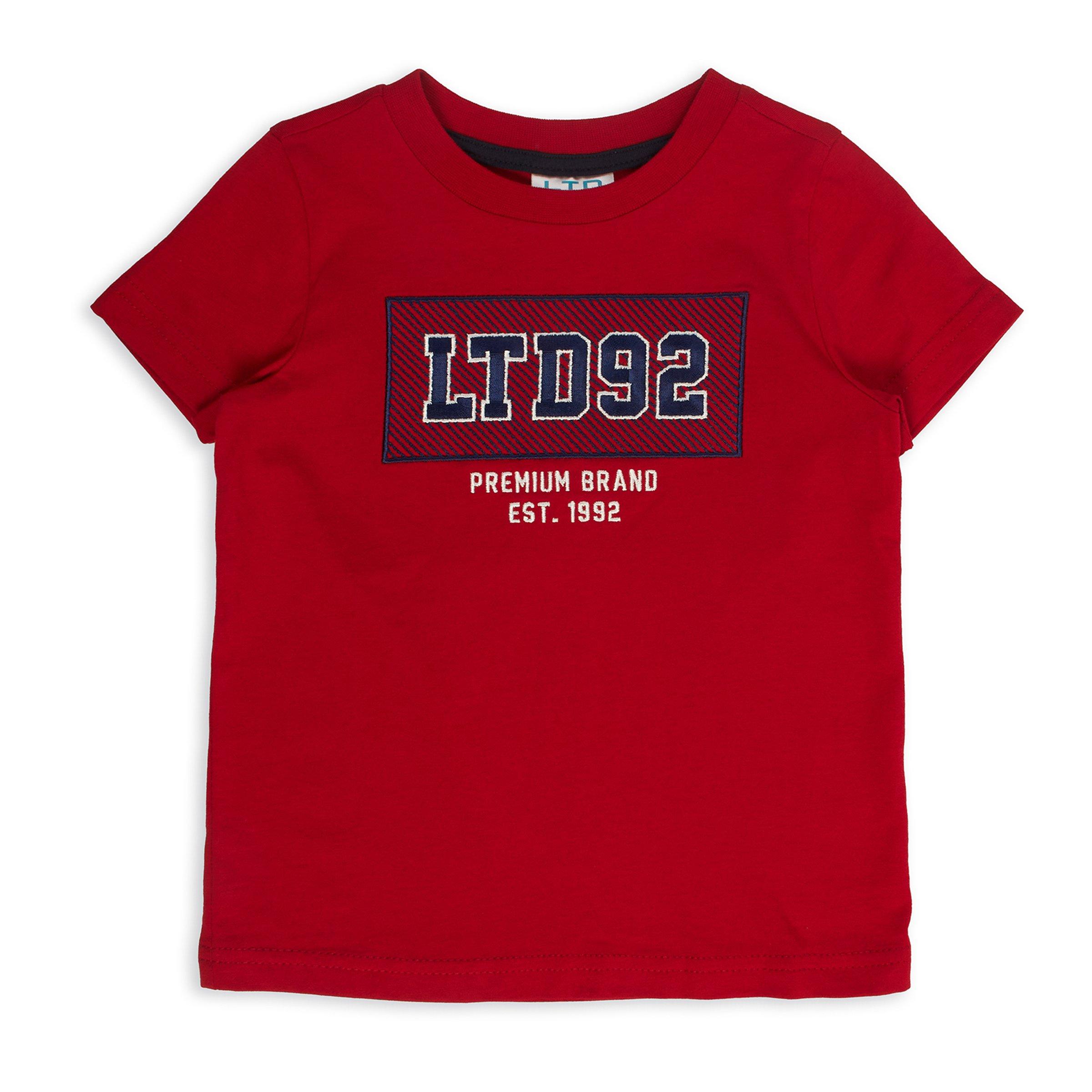 Baby boy hot sale red t shirt