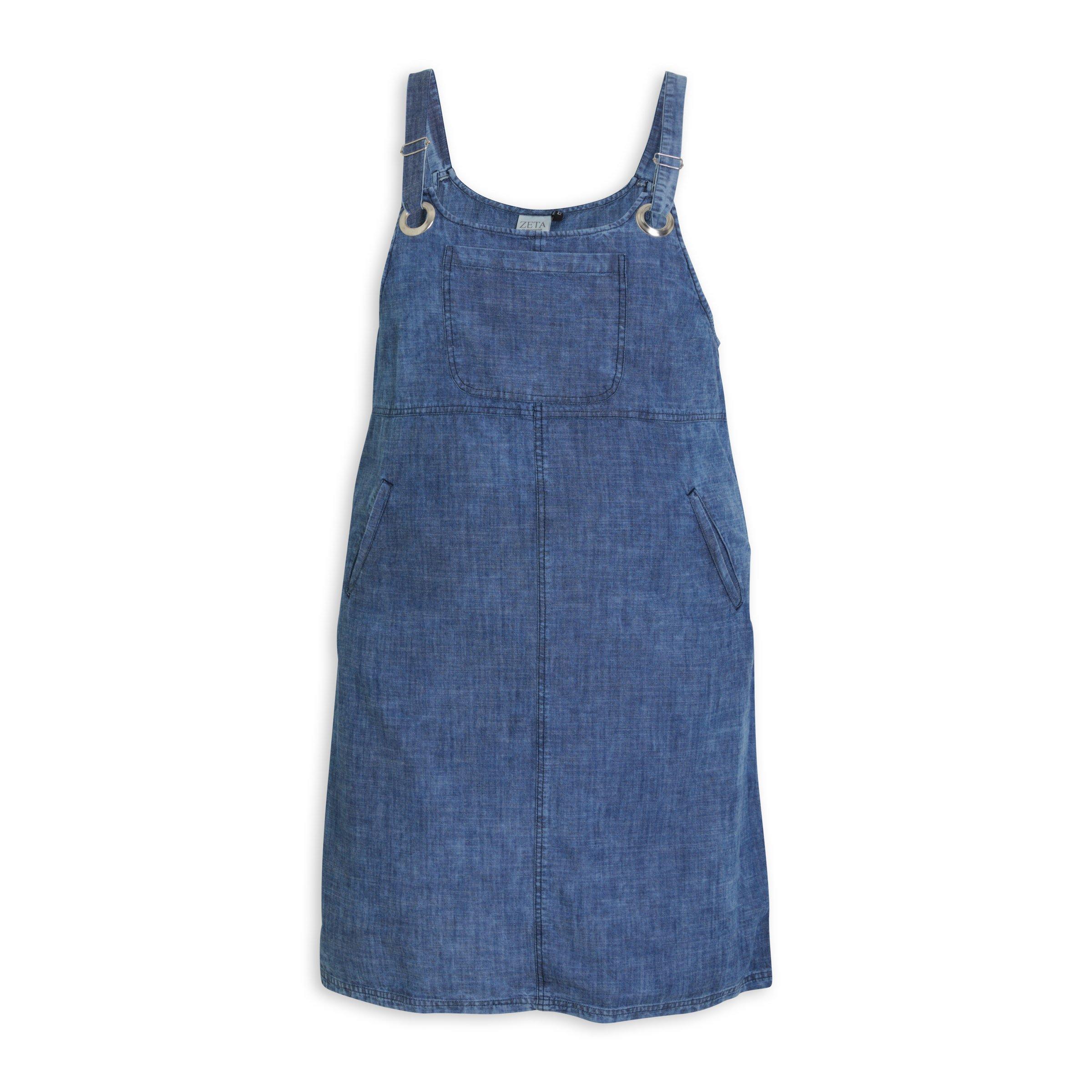 Denim Pinafore Dress 