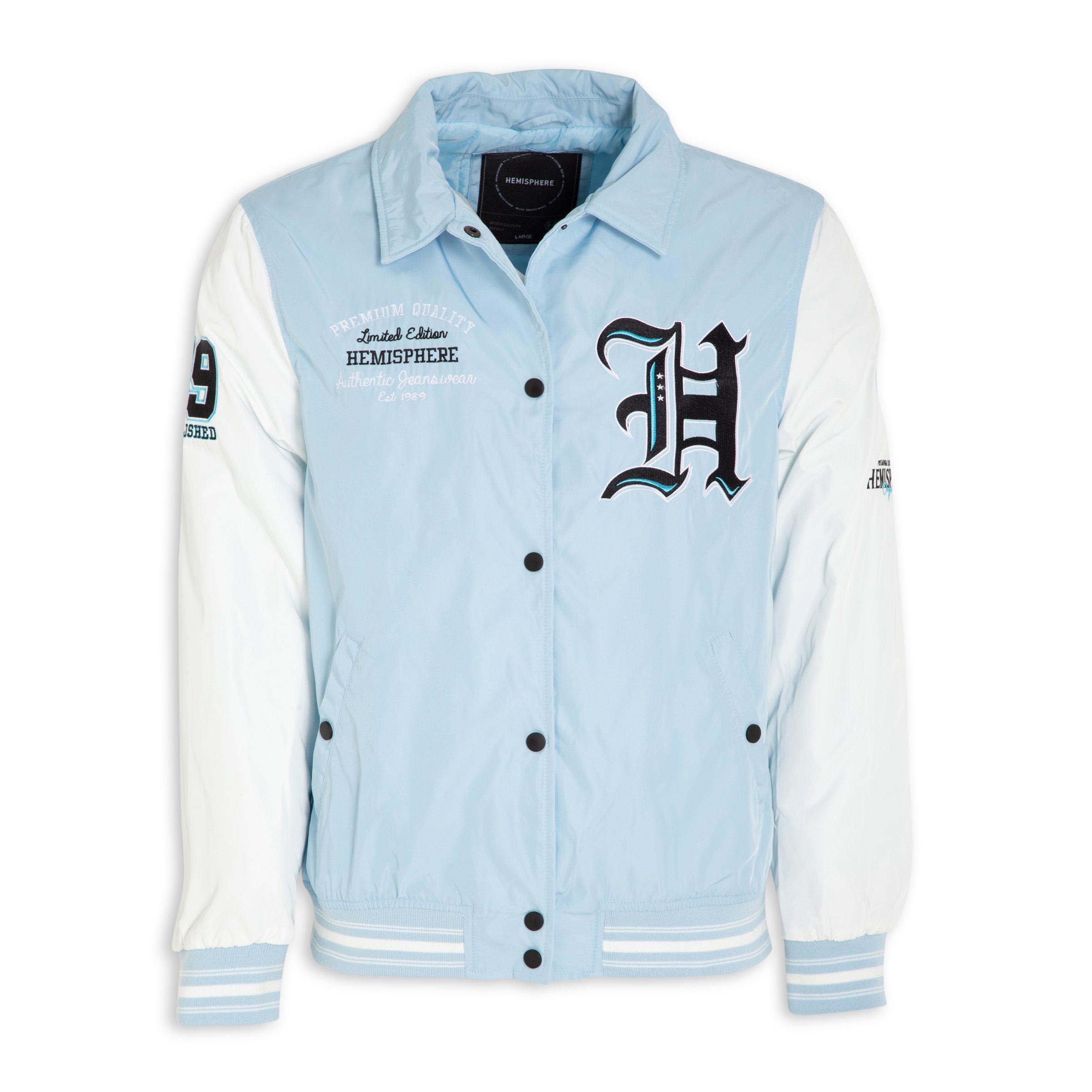 Blue Varsity Bomber Jacket 3121239 Hemisphere