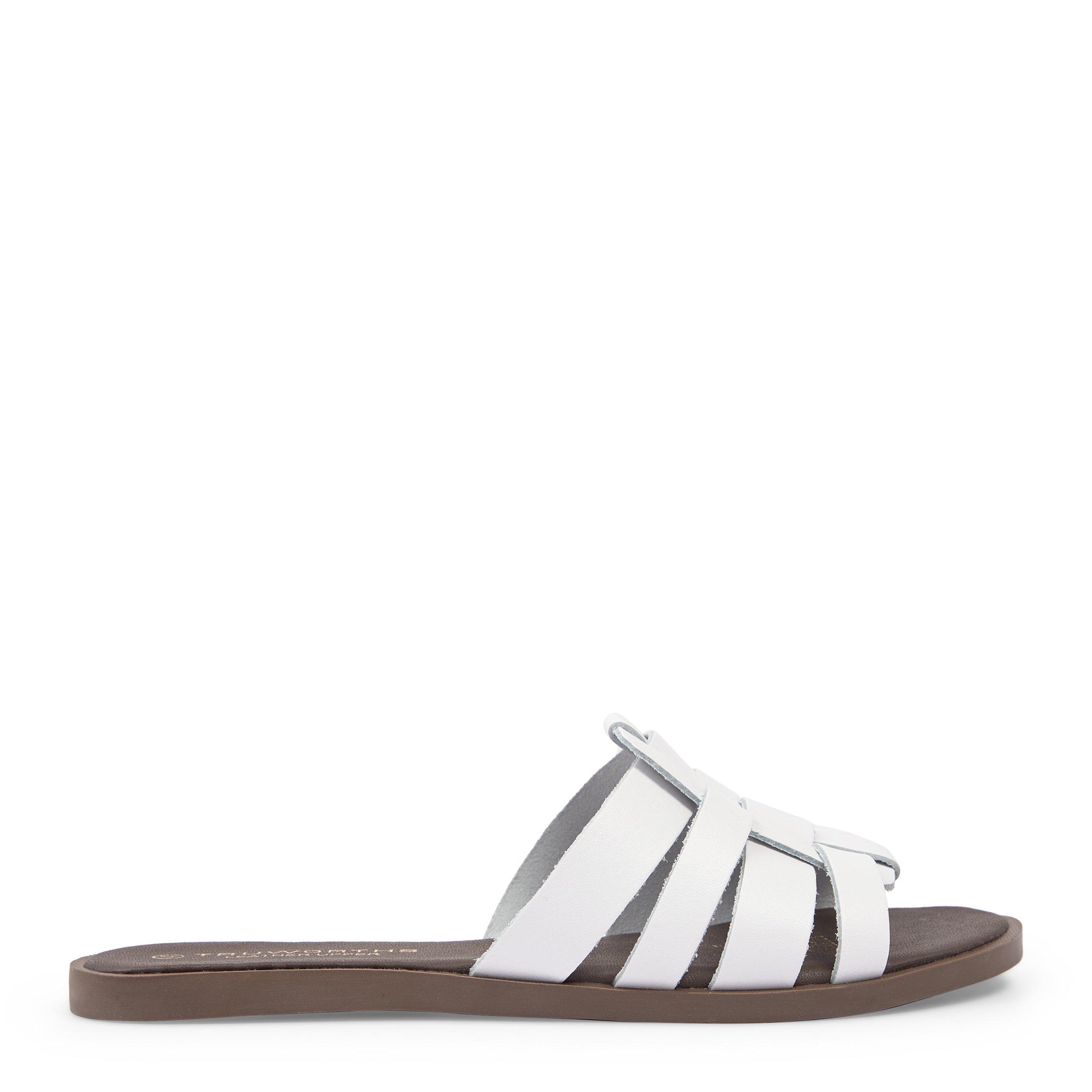 White sandals on discount sale