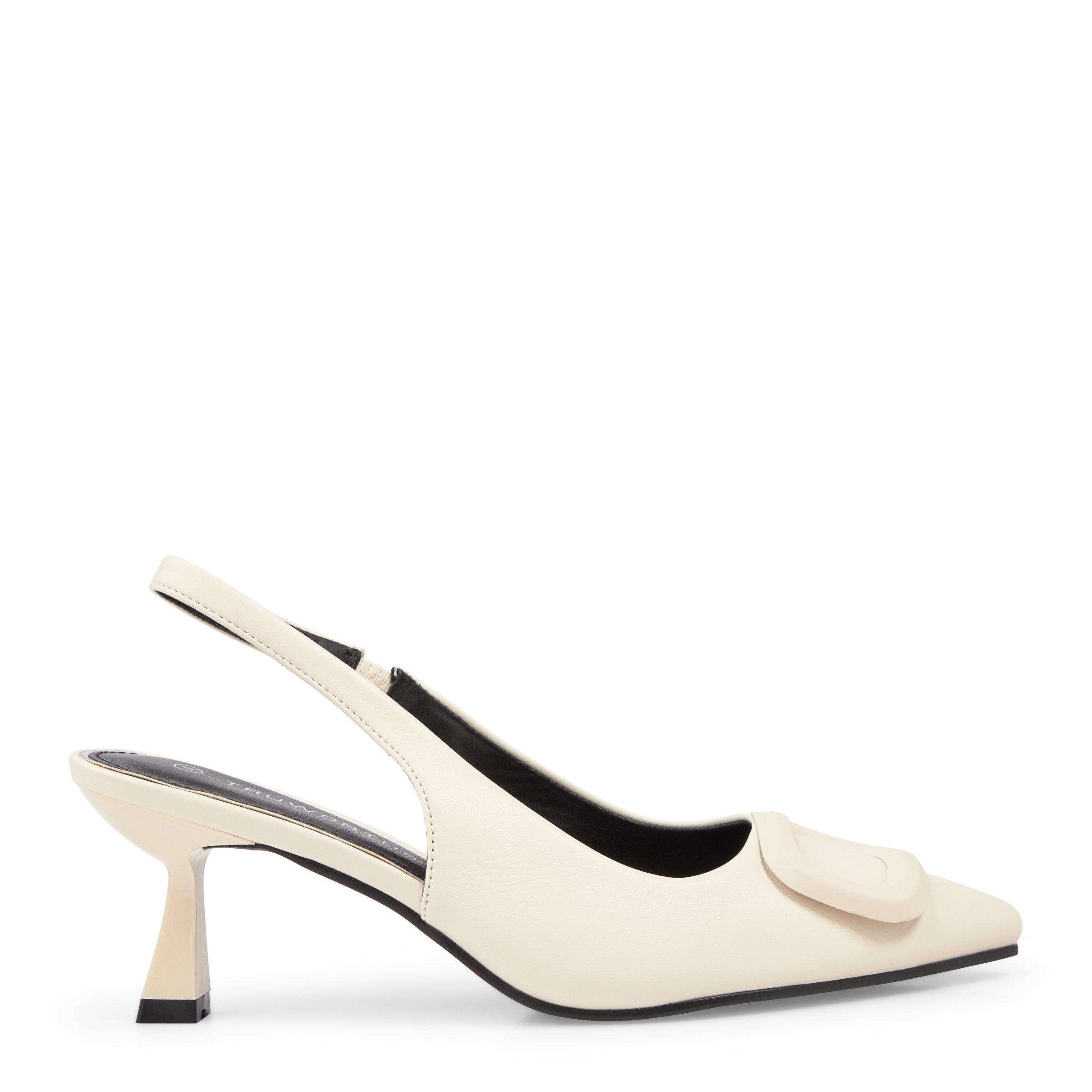 Beige Heeled Slingback Sandals 3121333 Truworths