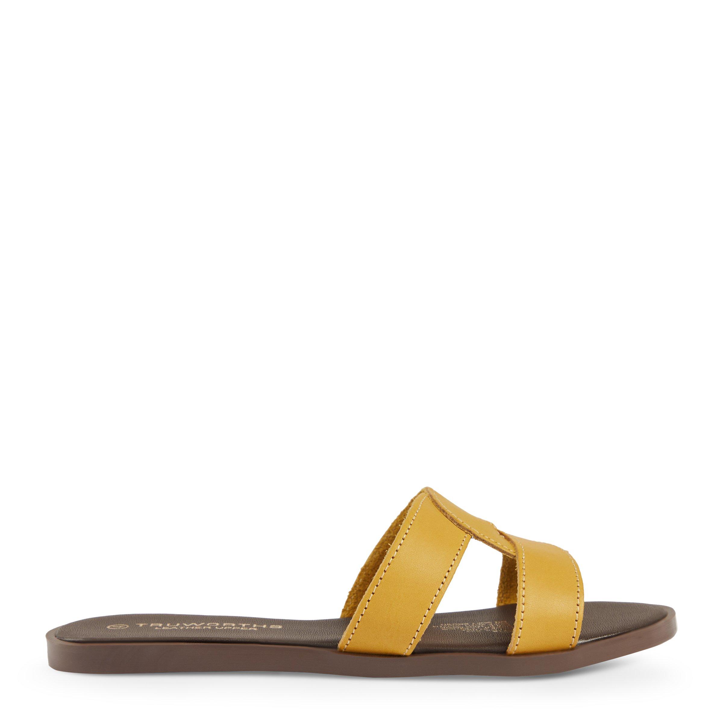 Leather hot sale mule sandals