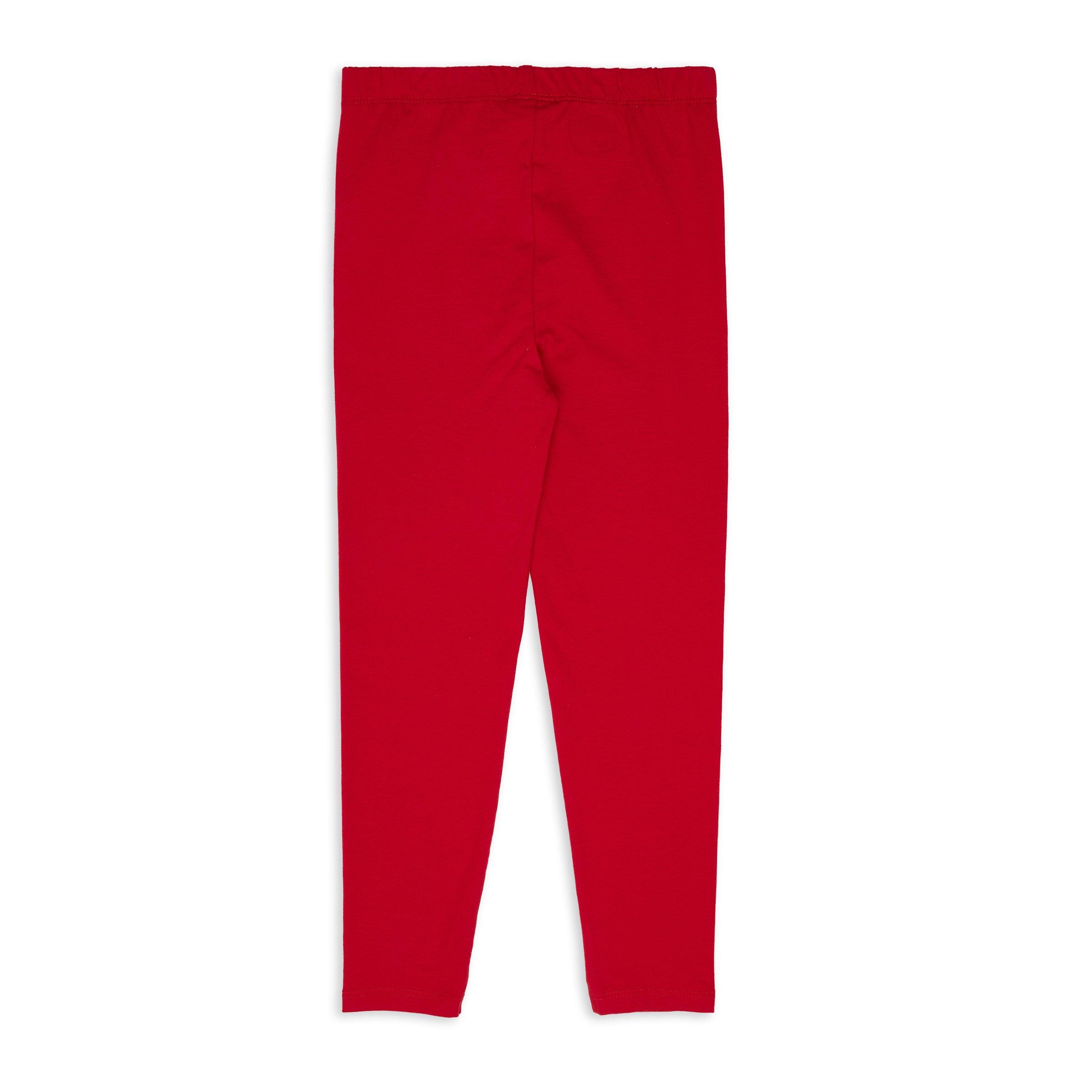 Next girls red leggings best sale