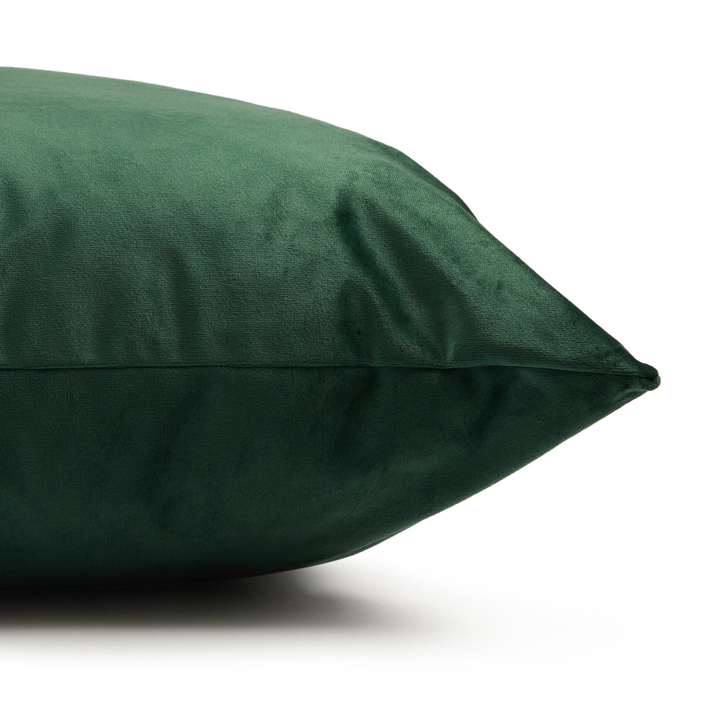 Hunter green best sale velvet pillow