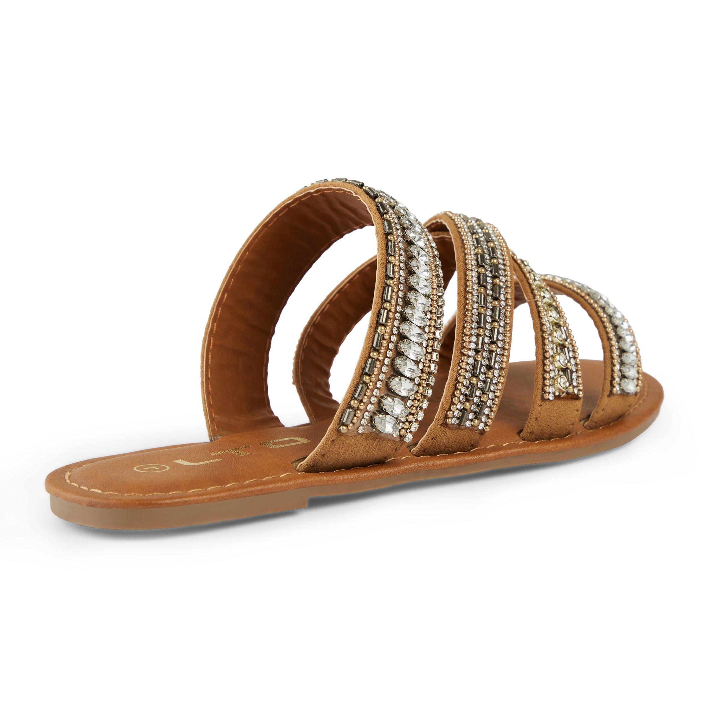 Embellished best sale mule sandals