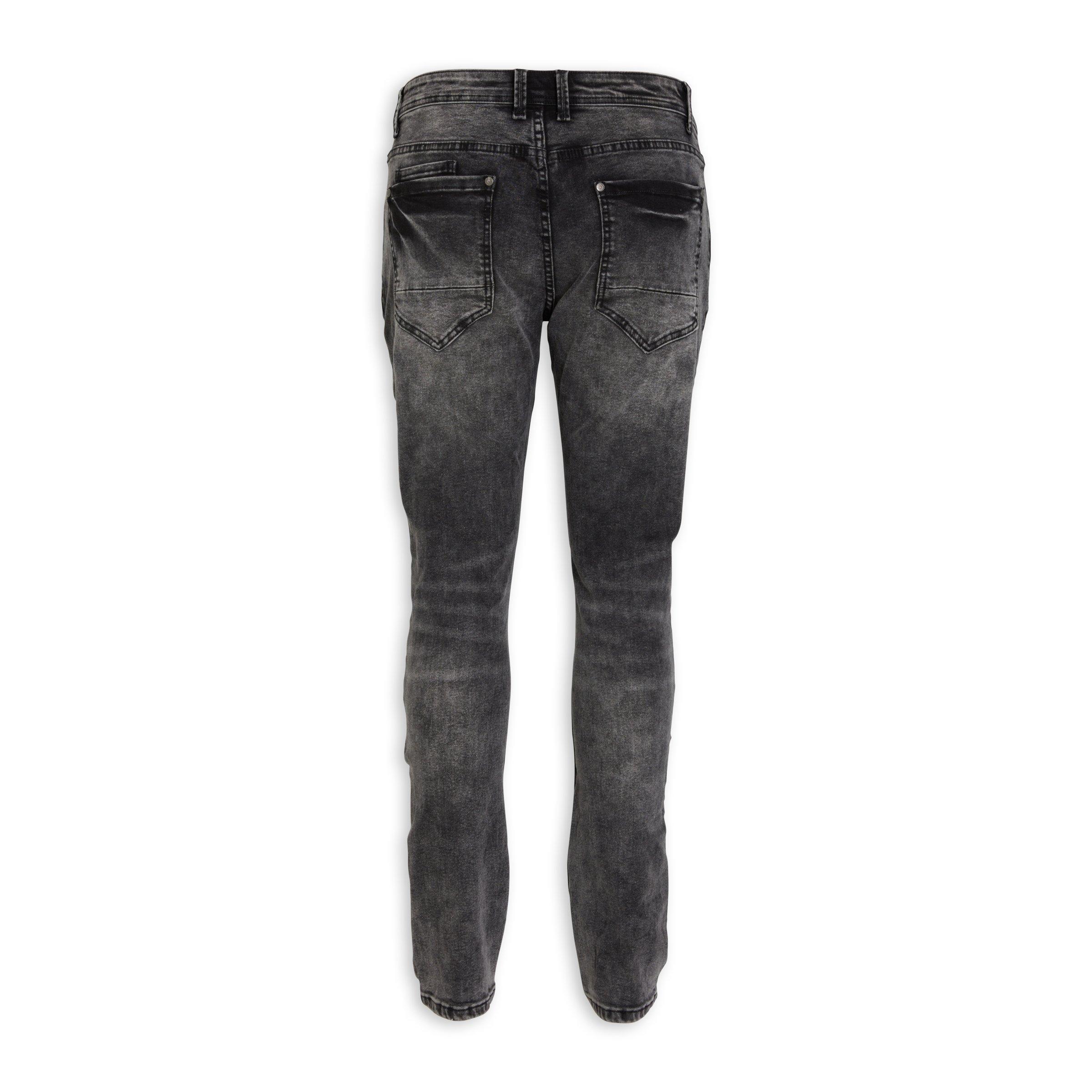 DEFORMATION WIDE DENIM JEANS BLACK Sサイズ FOX BLACK JACKSONS MID 
