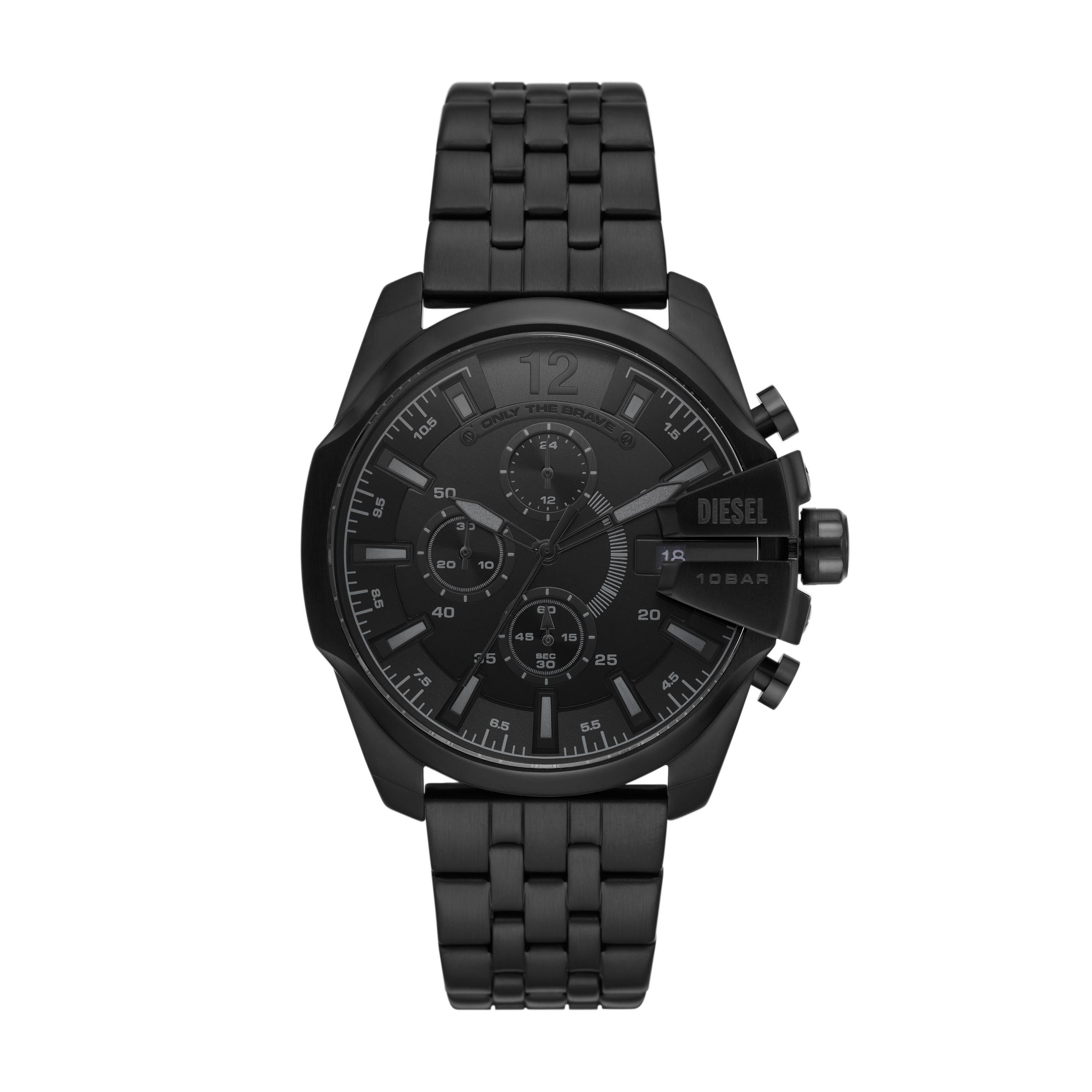 Diesel watch hot sale black metal