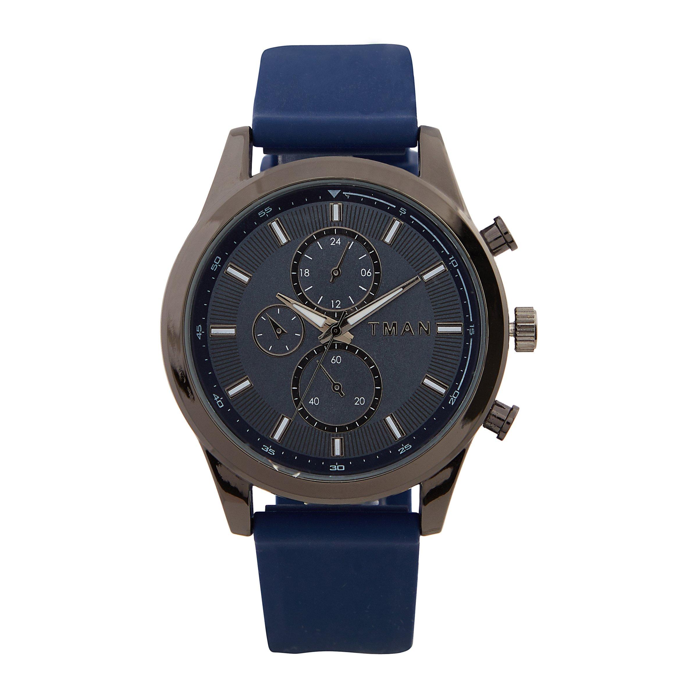 Navy Blue Dial Resin Strap Watch 3122229 Truworths Man