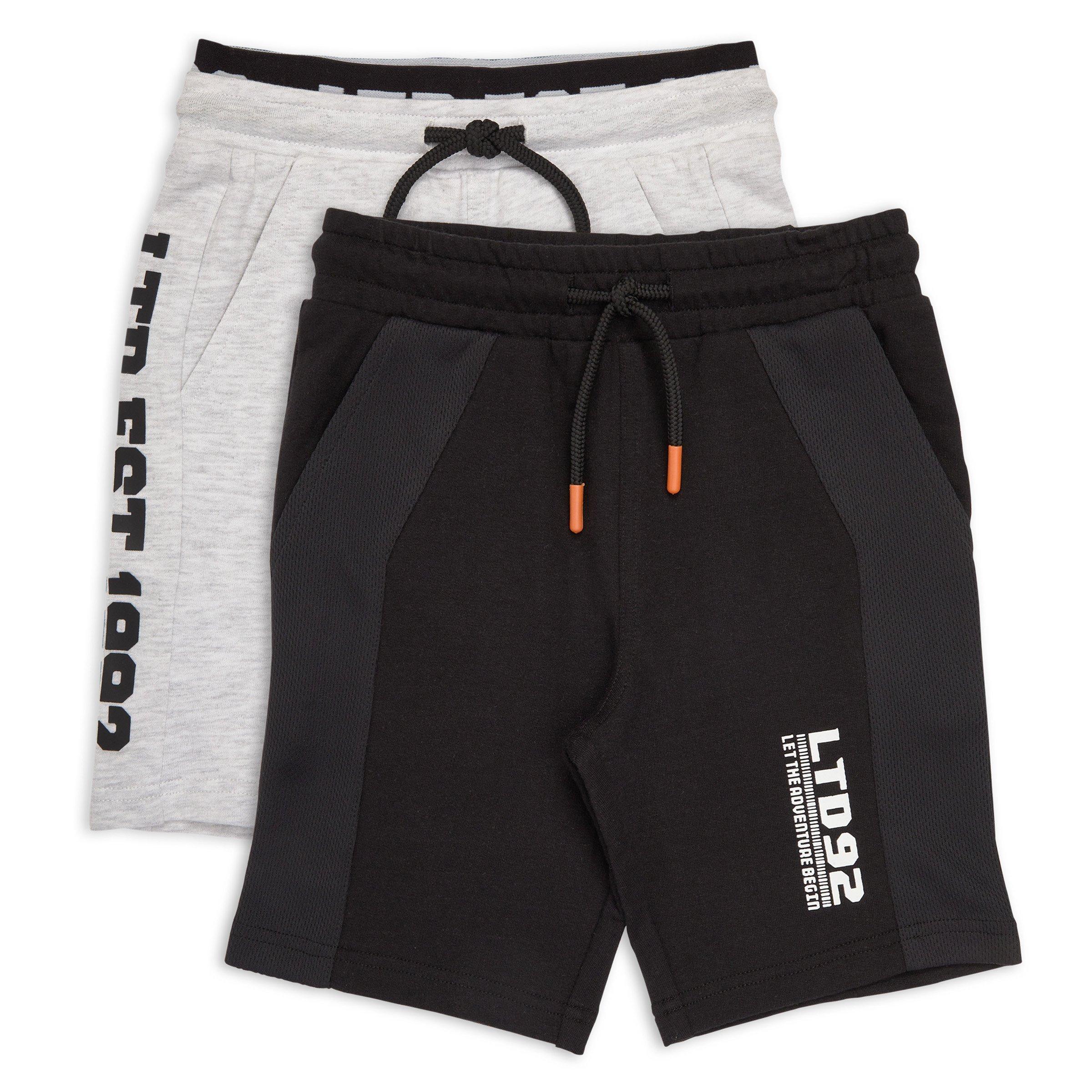 2 pack Kid Boy Jogger Shorts