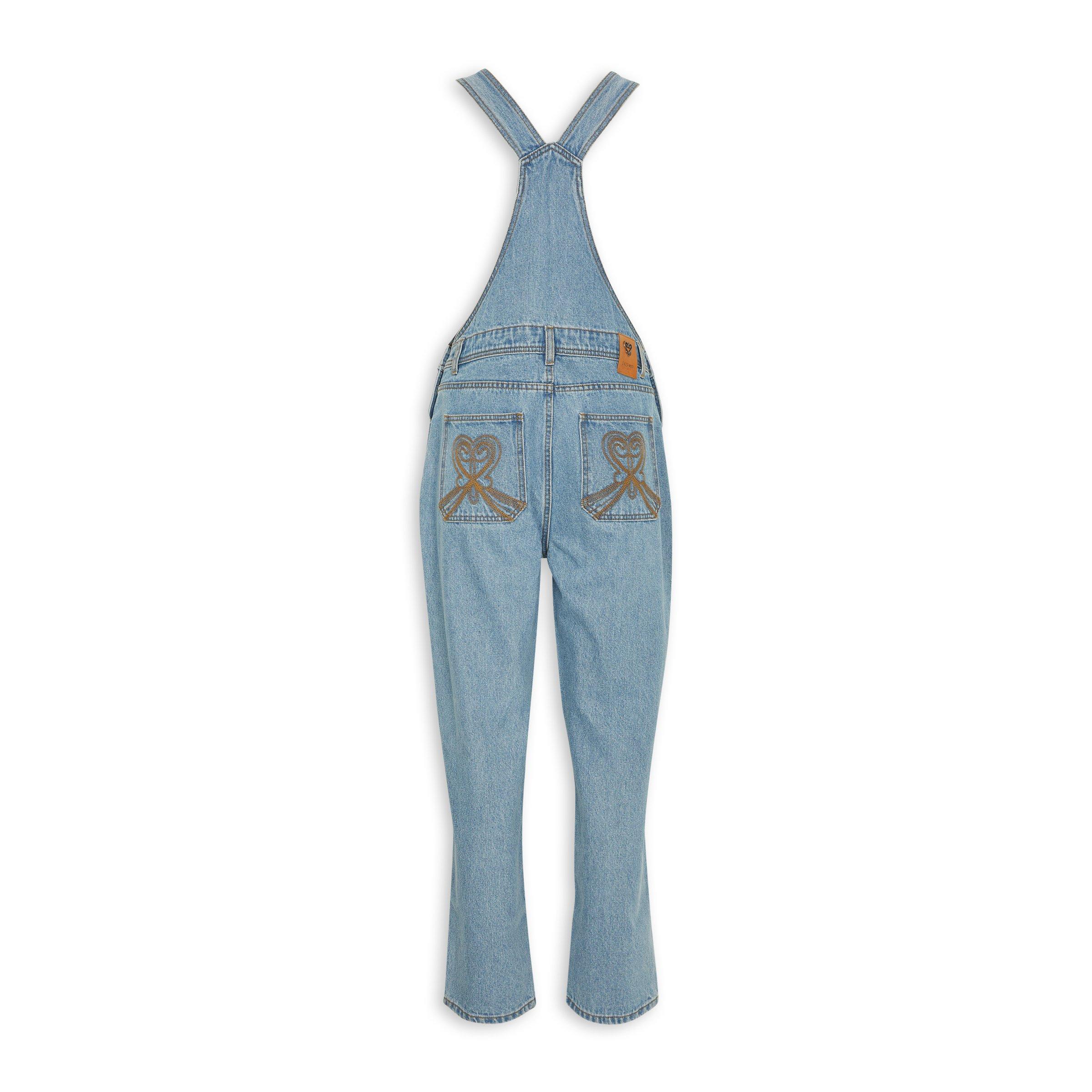 Girls Indigo Denim Dungaree (3129980)