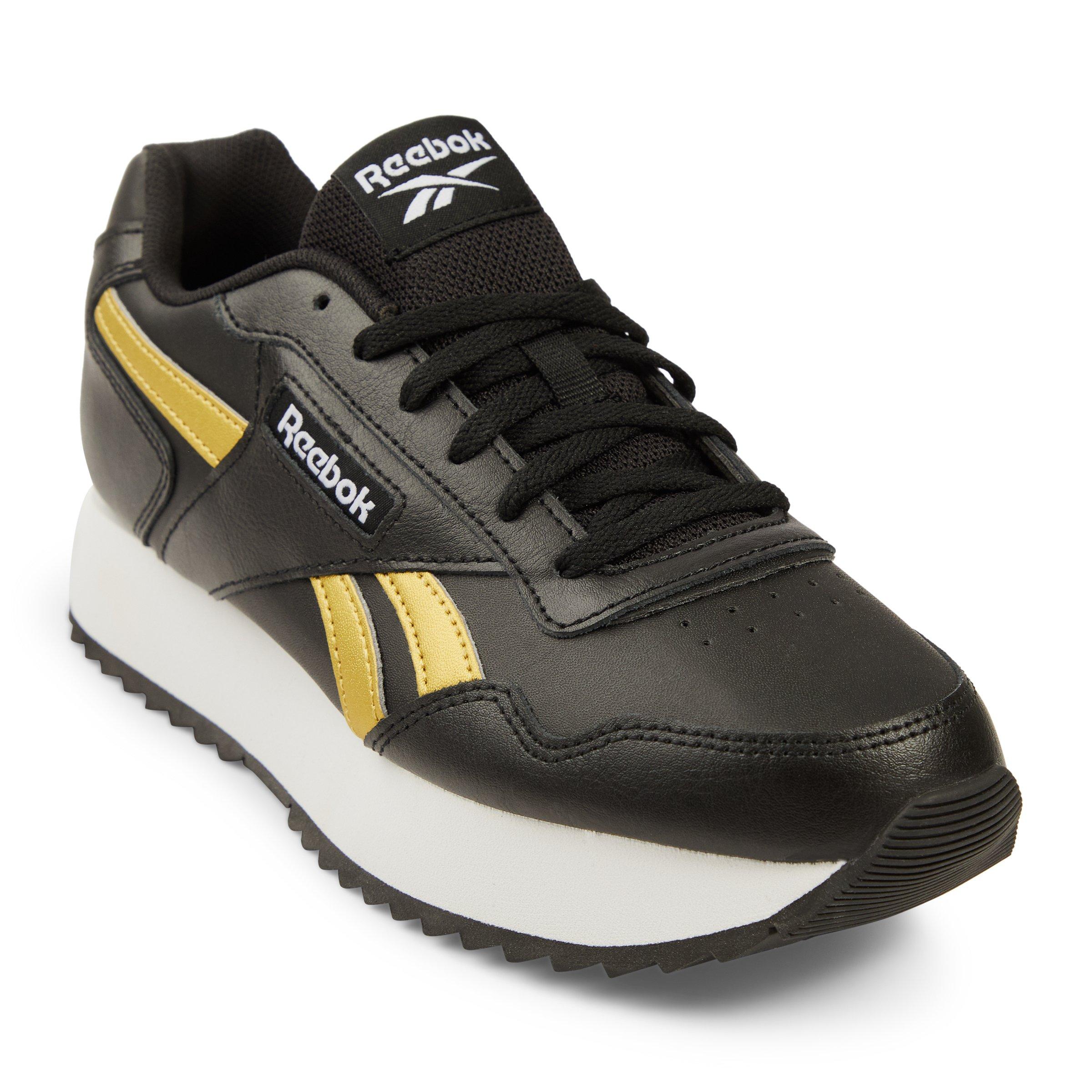 Reebok black colour shoes sales