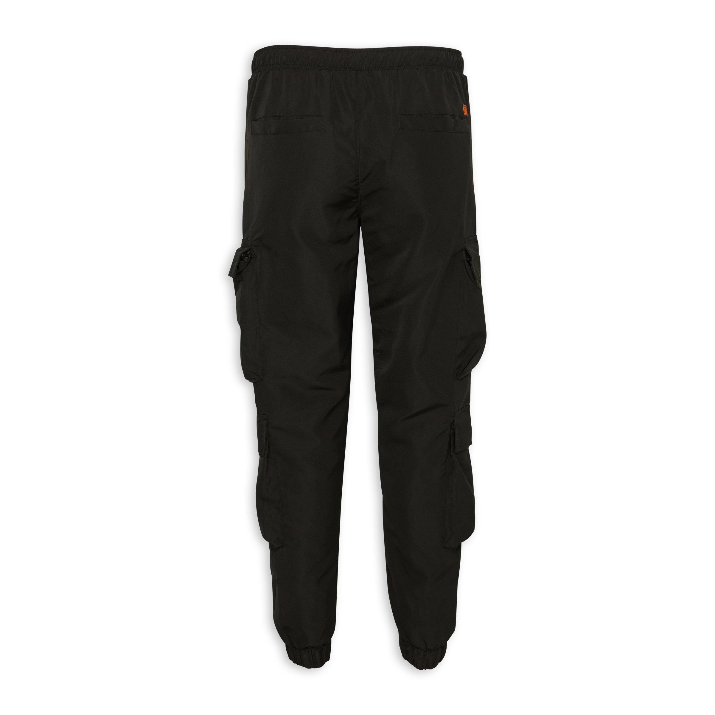 Black cargo pants