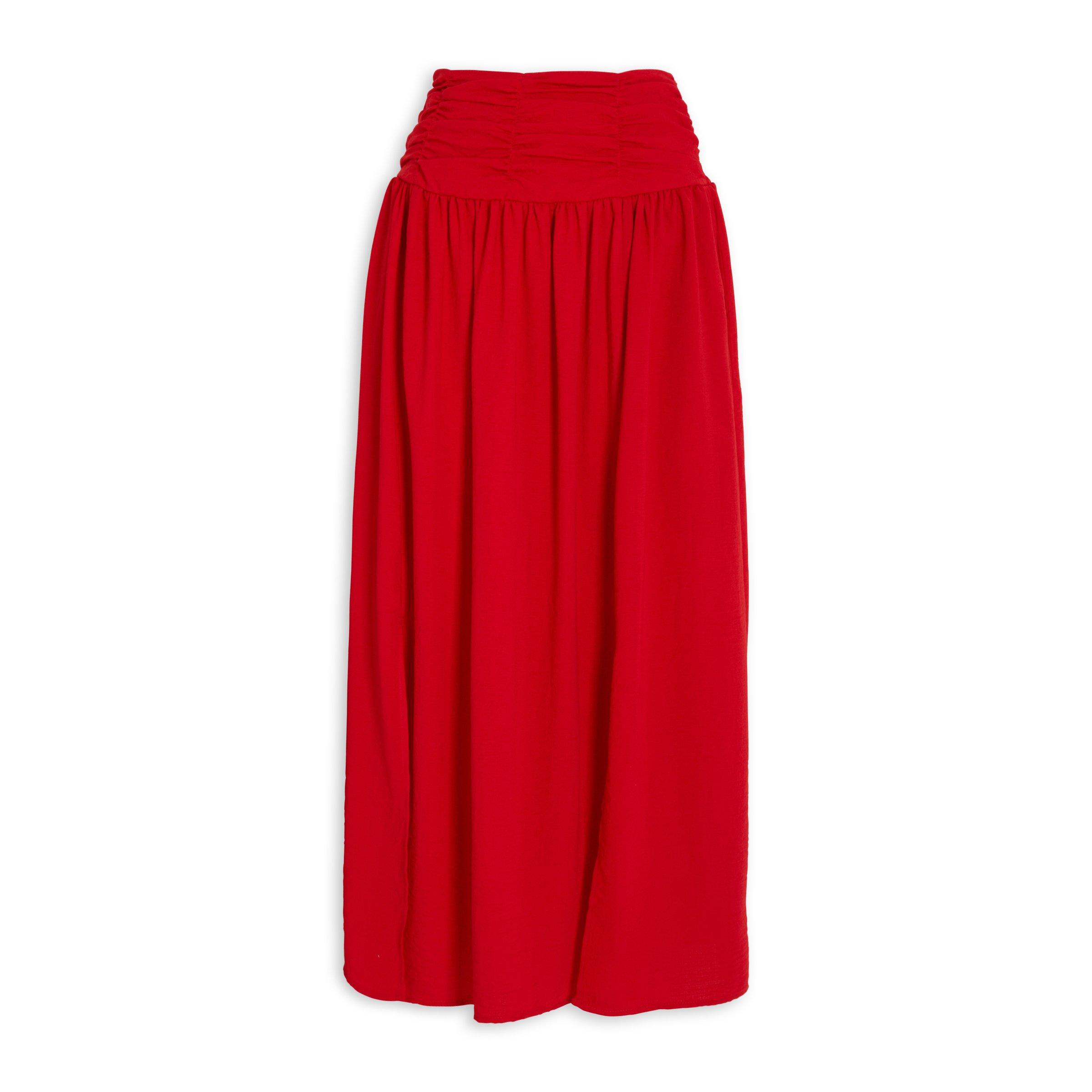 Red casual skirts new arrivals