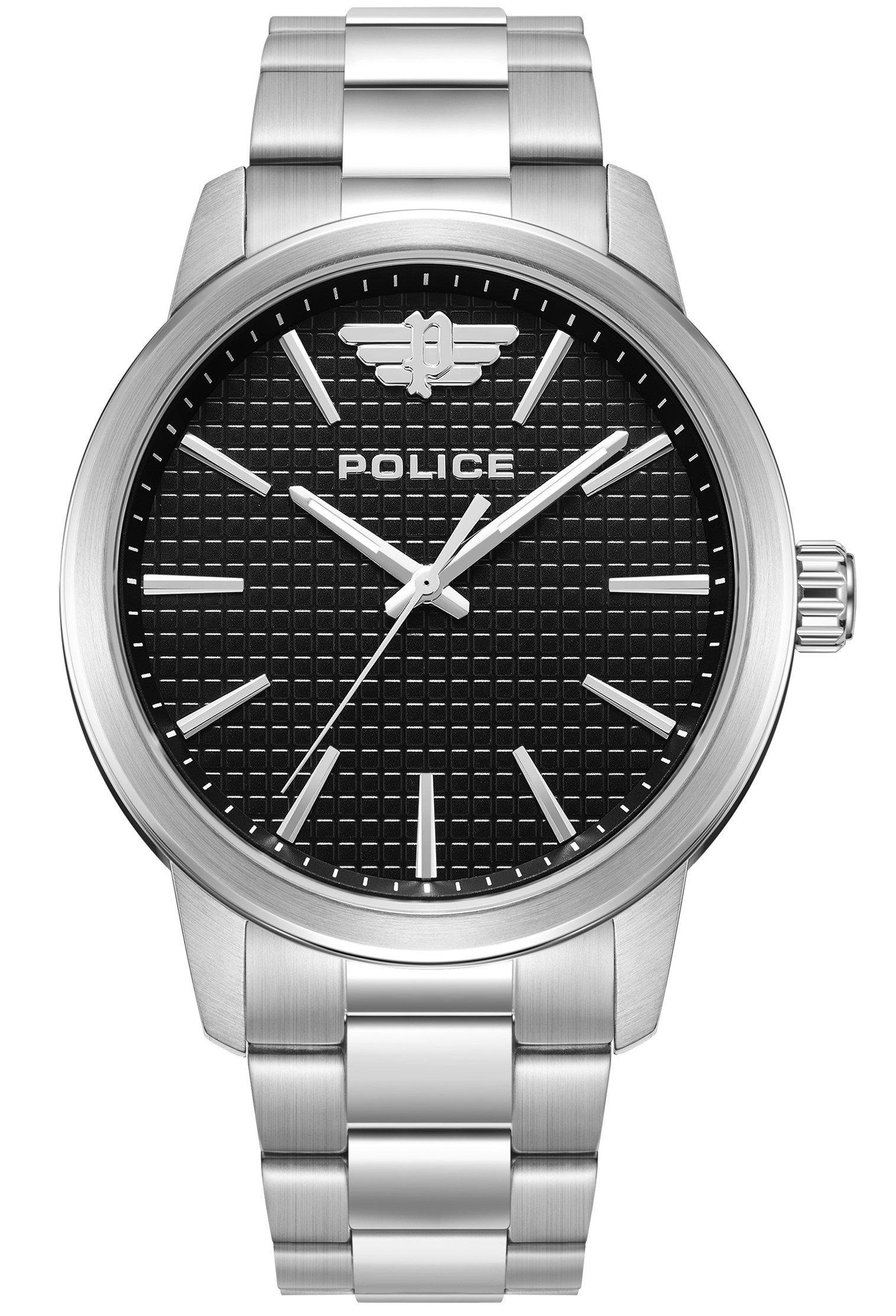 Silver Raho Steel Watch 3123454 Police