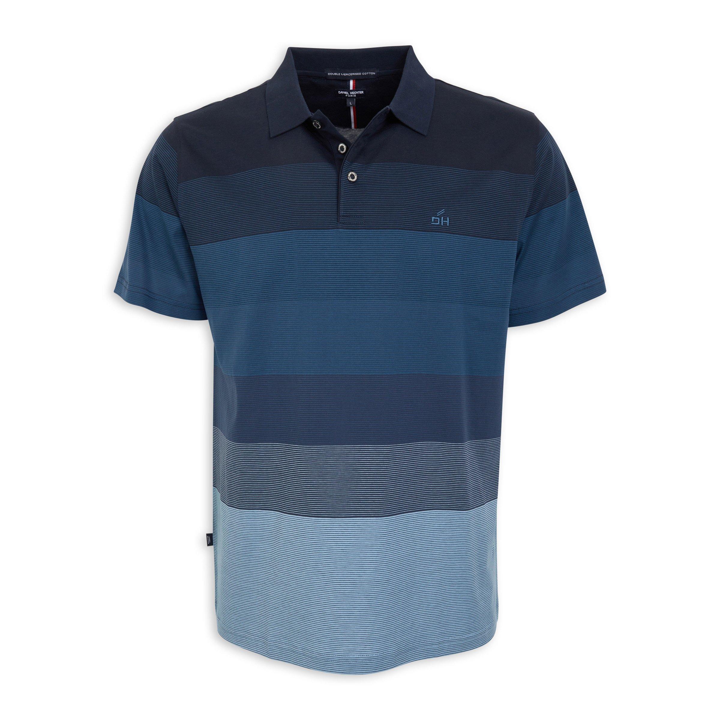 Blue Stripe Golfer Shirt (3124142) | Daniel Hechter