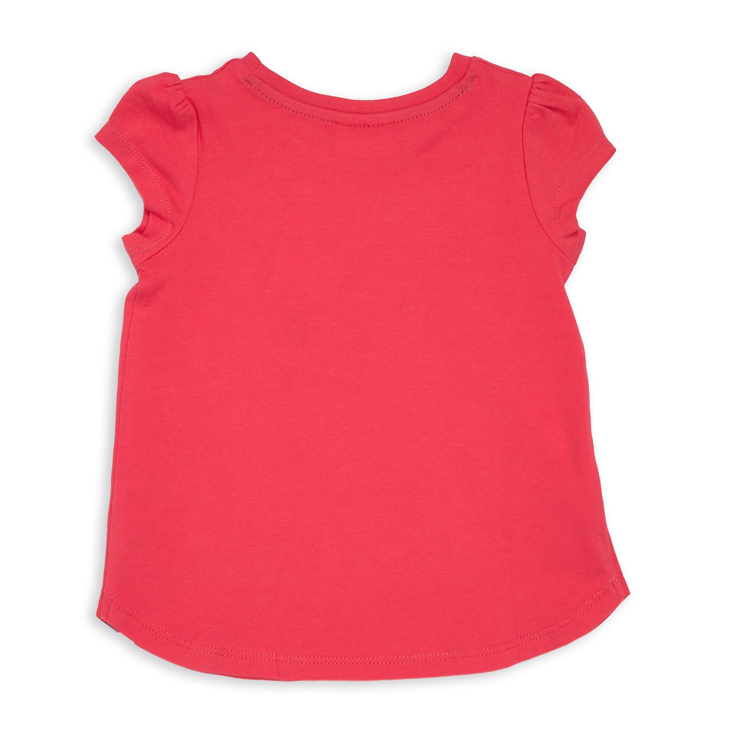 Red baby girl on sale shirt