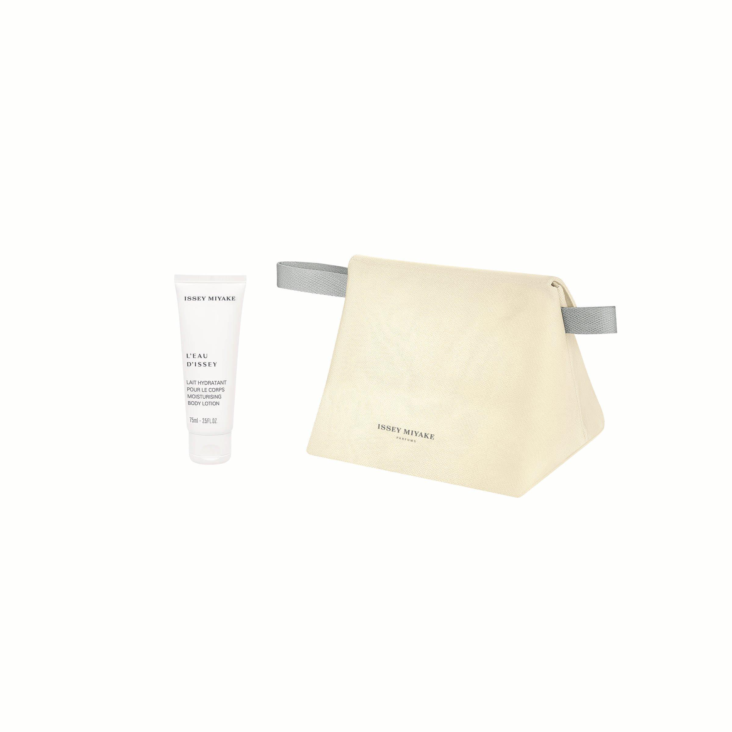 Archeologisch Tutor Vernietigen Issey Miyake Pouch + L'Eau D'Issey EDT Body Lotion 75ml GWP (3124906) | Issey  Miyake