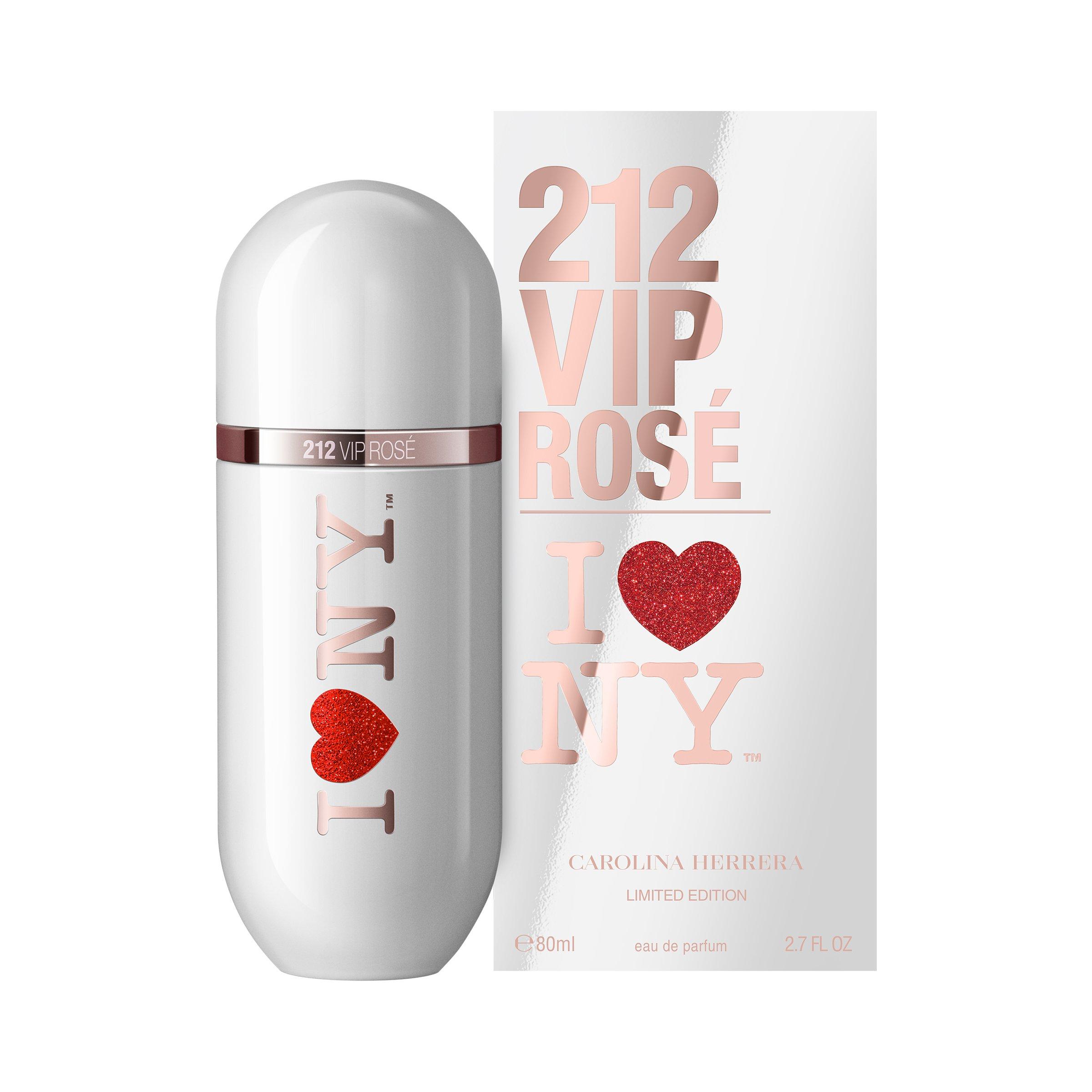 Carolina Herrera 212 Vip Rose I Love Ny Eau De Parfum Limited Edition 80Ml