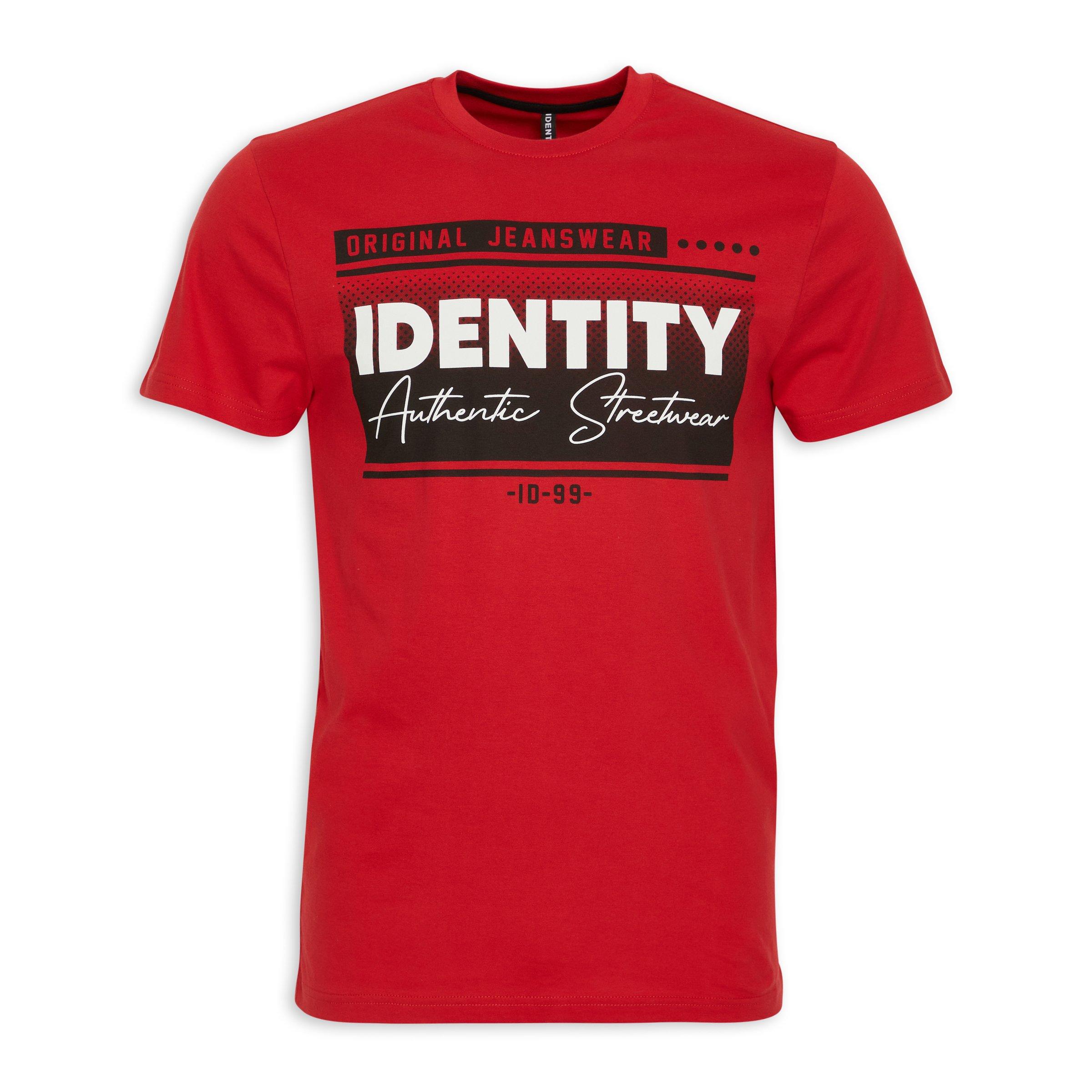 Red Branded T shirt 3125047 Identity