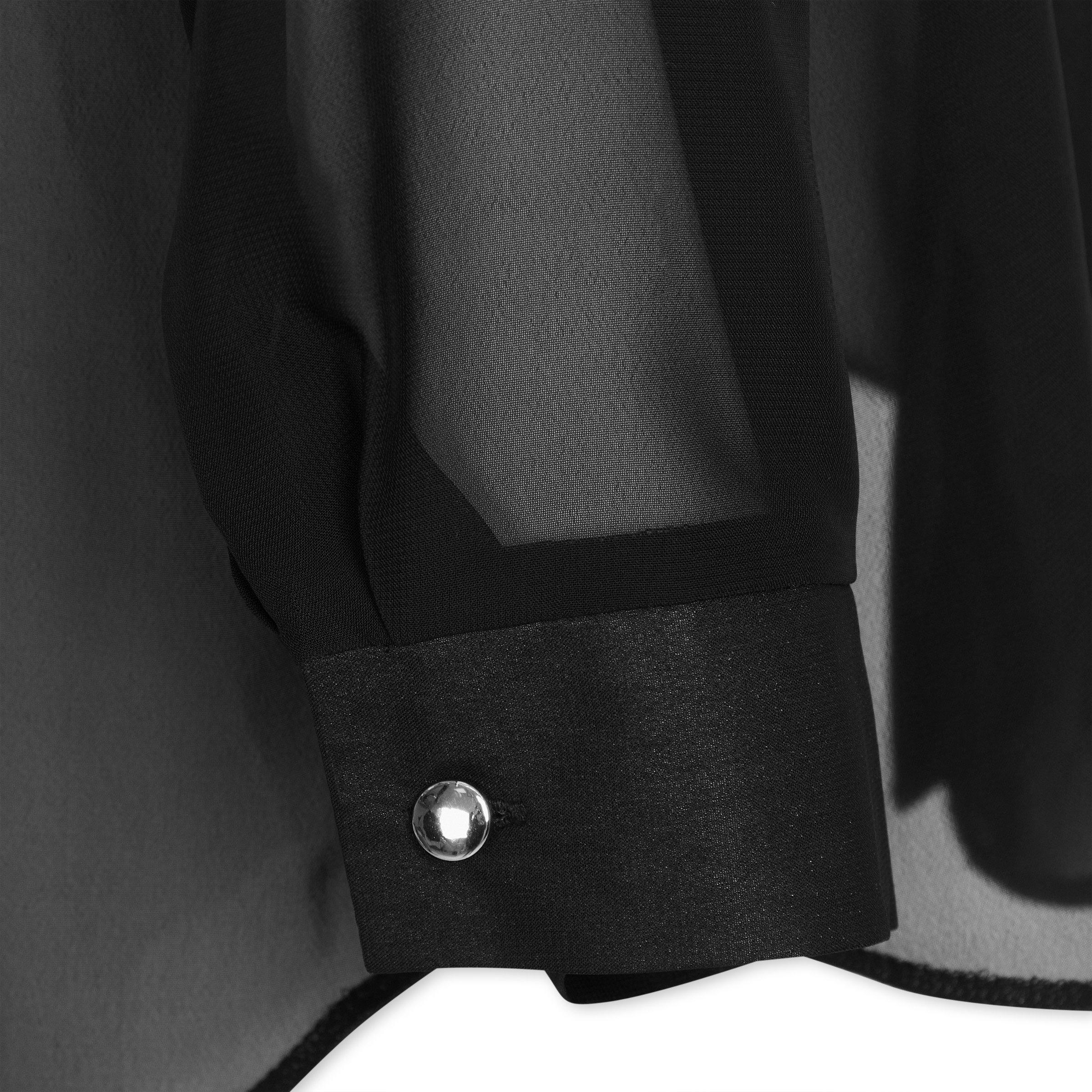 Black Sheer Shirt (3125274) | Identity