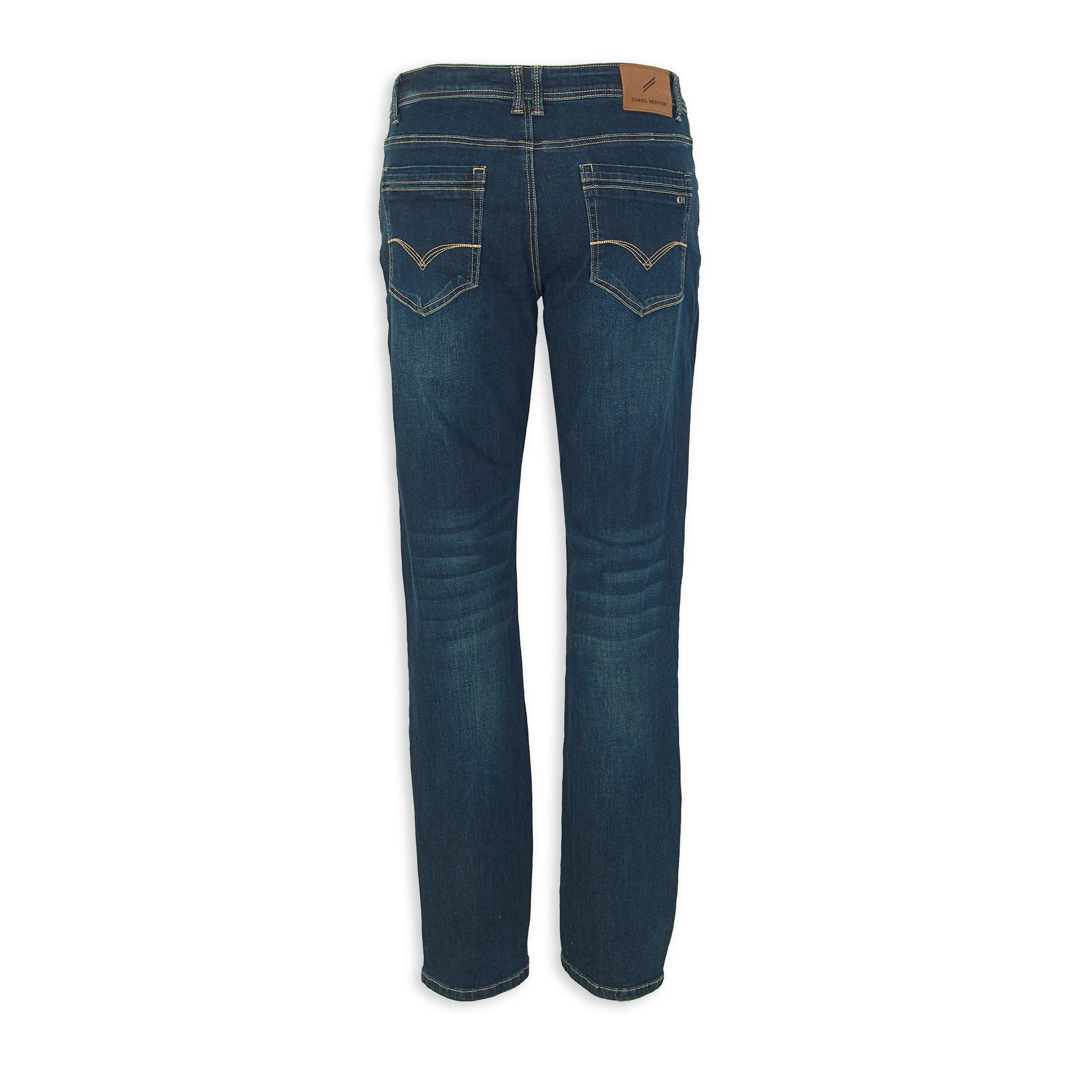 パンツ butcher products denim trousers Blue Mid Wash Wide Leg Utility Jeans (3224979) | Identity