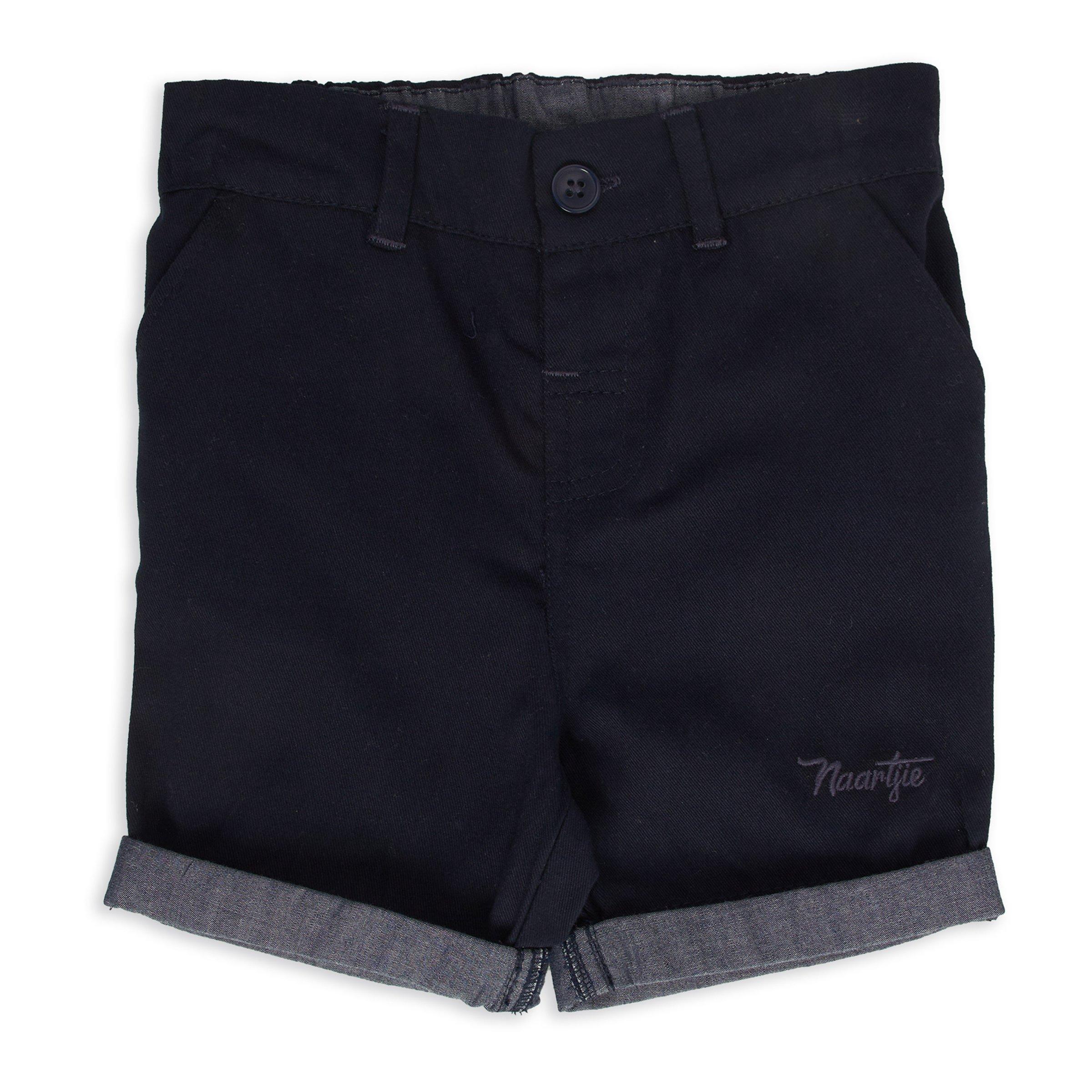 Boys black sale chino shorts