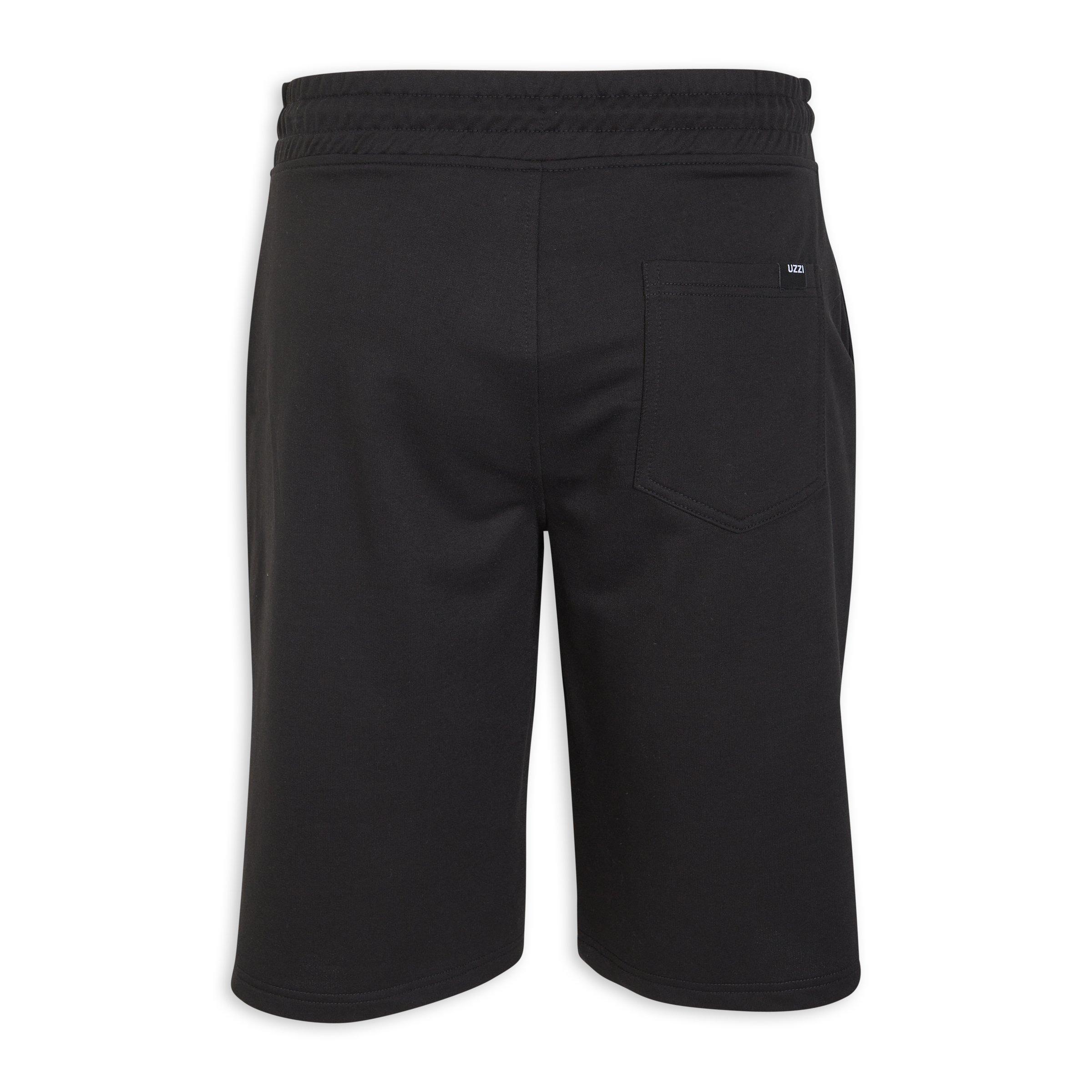 Black joggers shorts sales