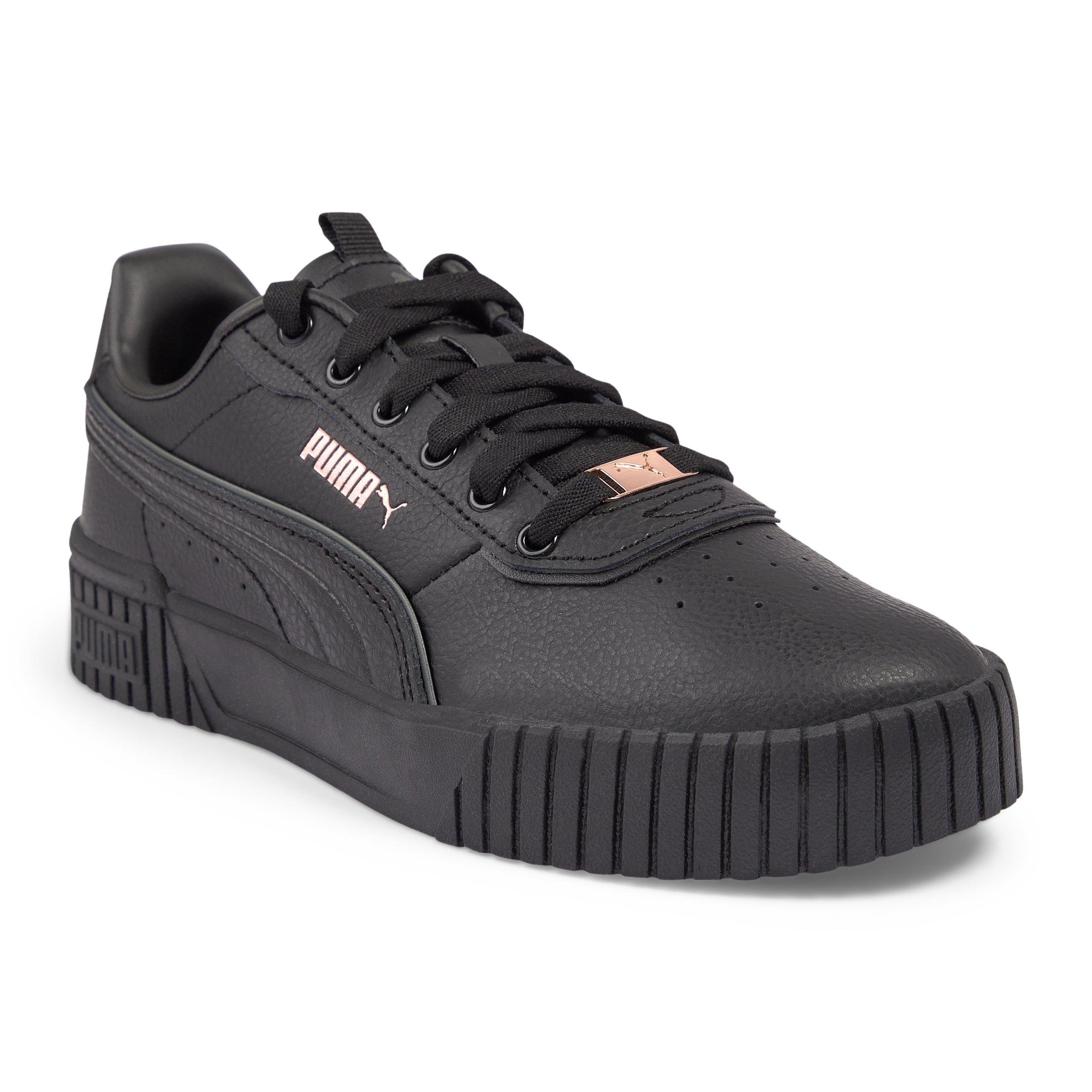 Puma ladies black sneakers hotsell