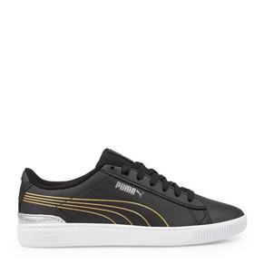 Black puma cheap shoes with gold