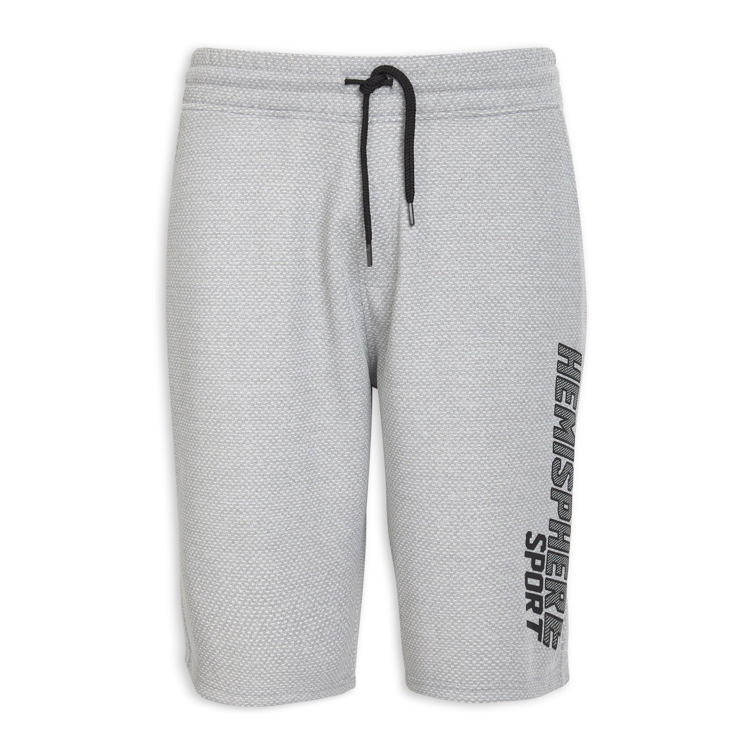 Grey jogger shorts online mens