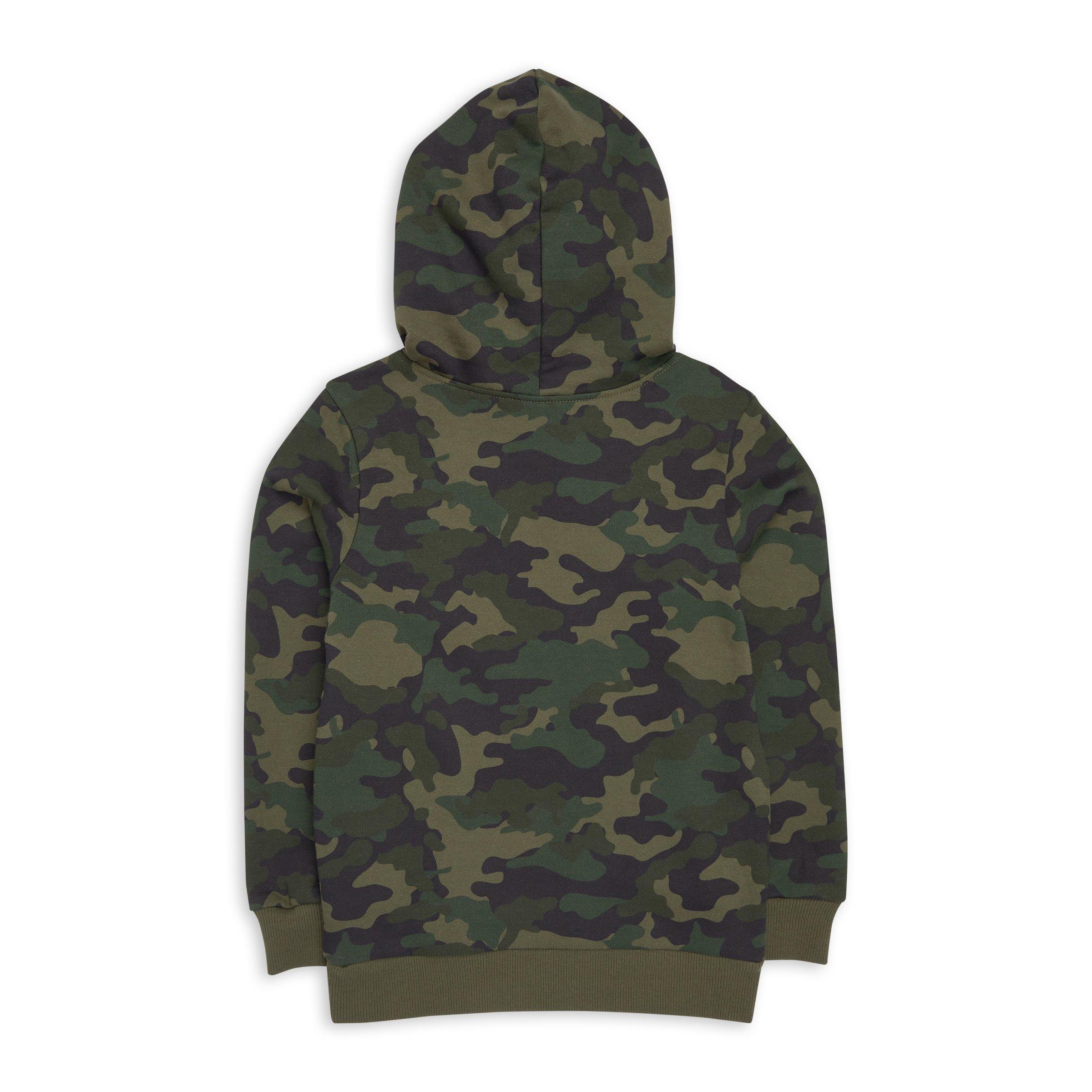 Camo boys hoodie clearance