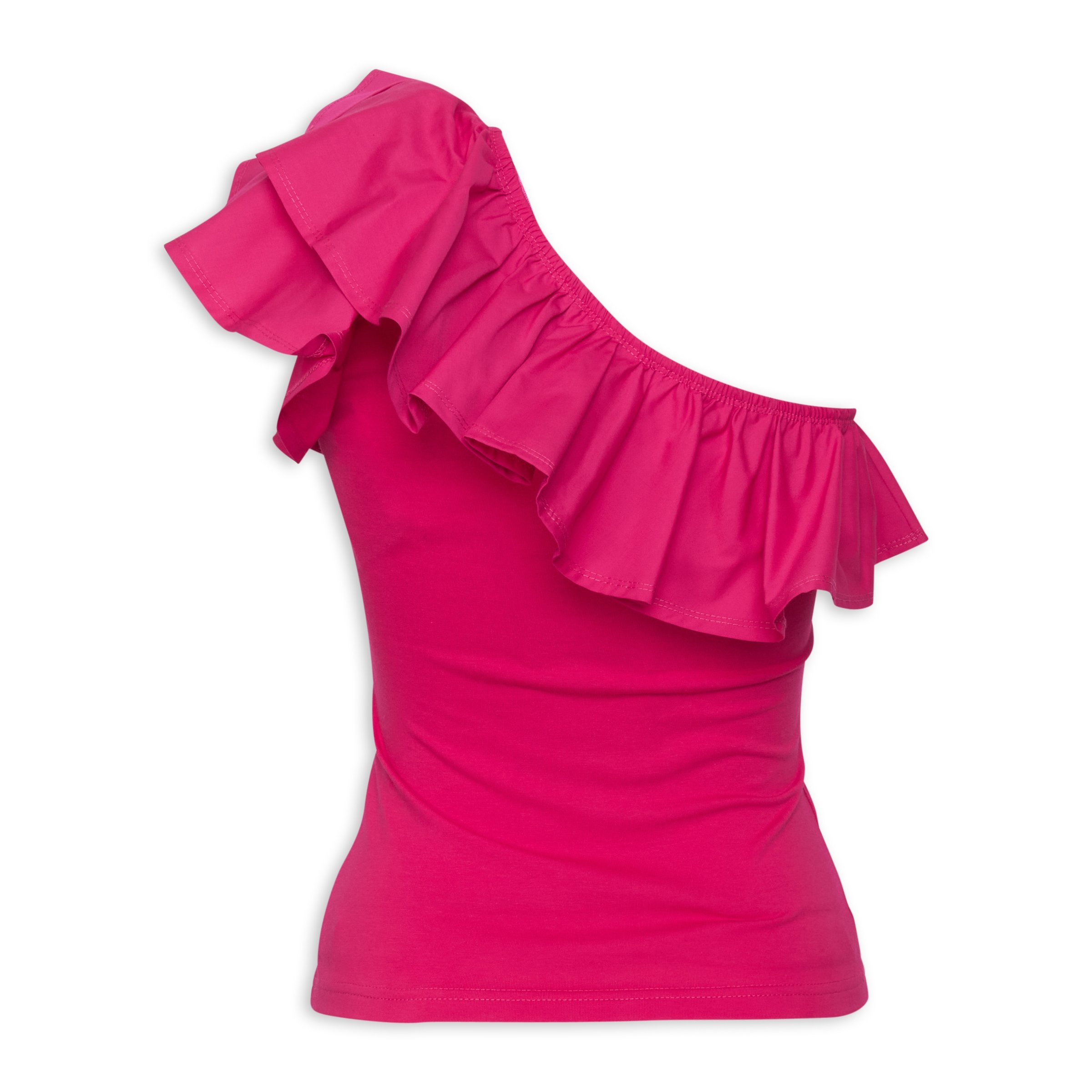 Pink One Shoulder Top (3127295) | OUTBACK RED