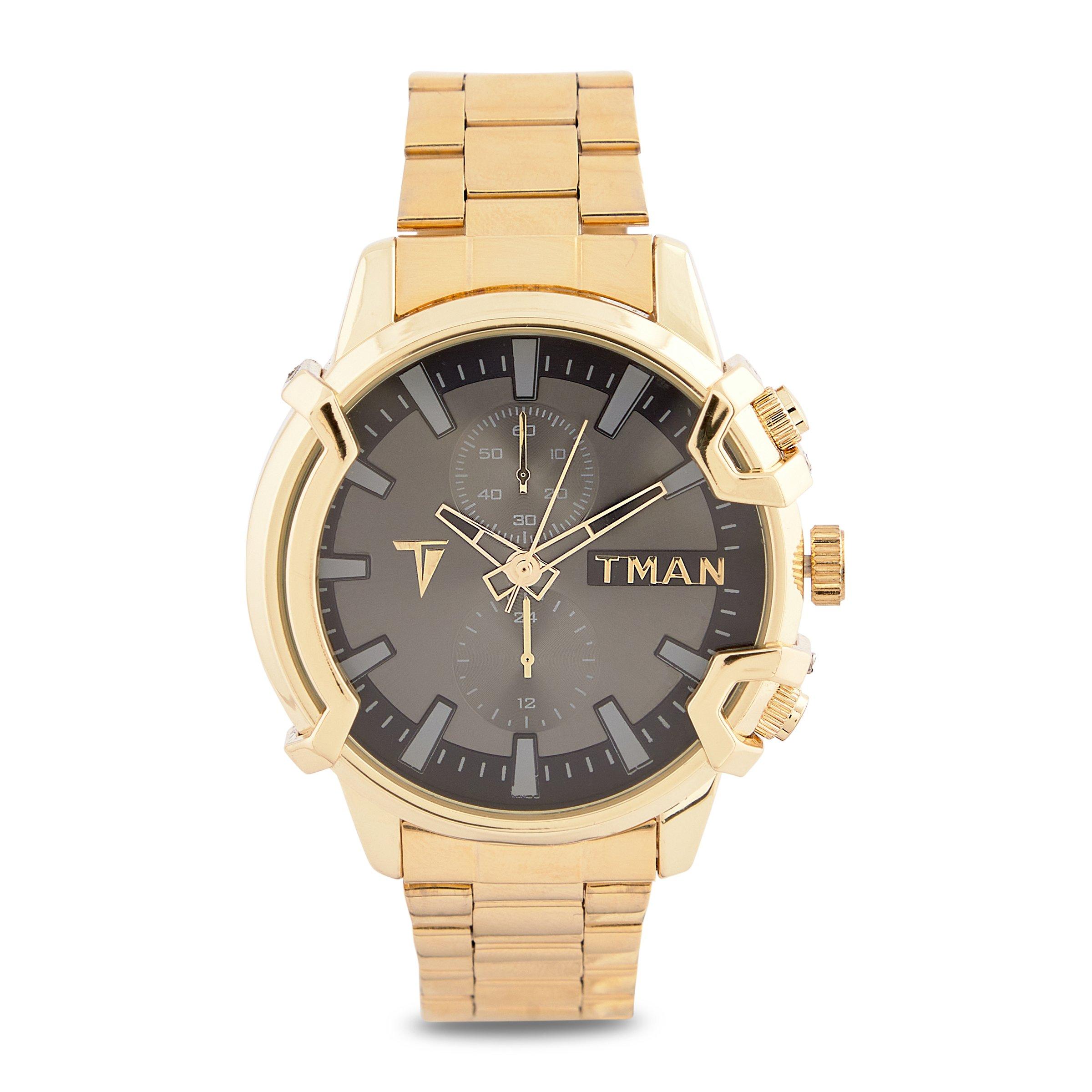 Chunky gold hotsell watch mens