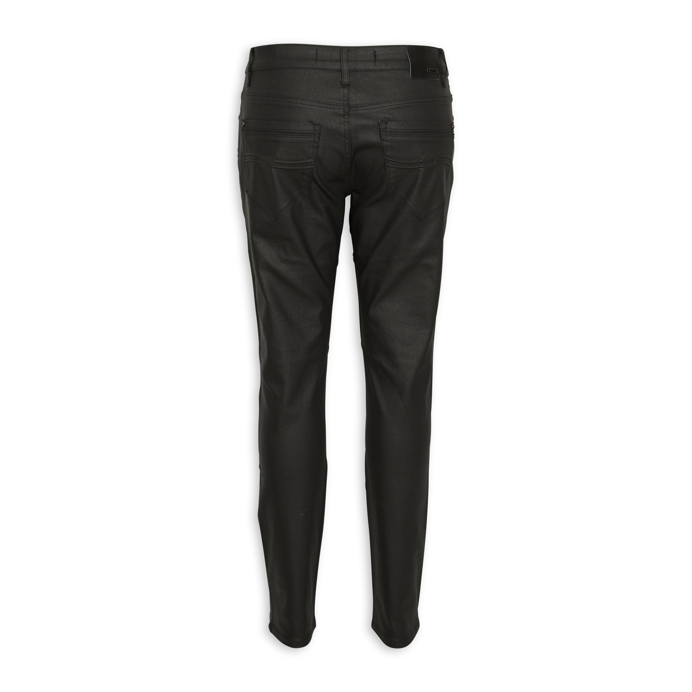 【PORTERNA】Agen black brushed slim jeans Five-pocket men's denim jeans - Canali EU