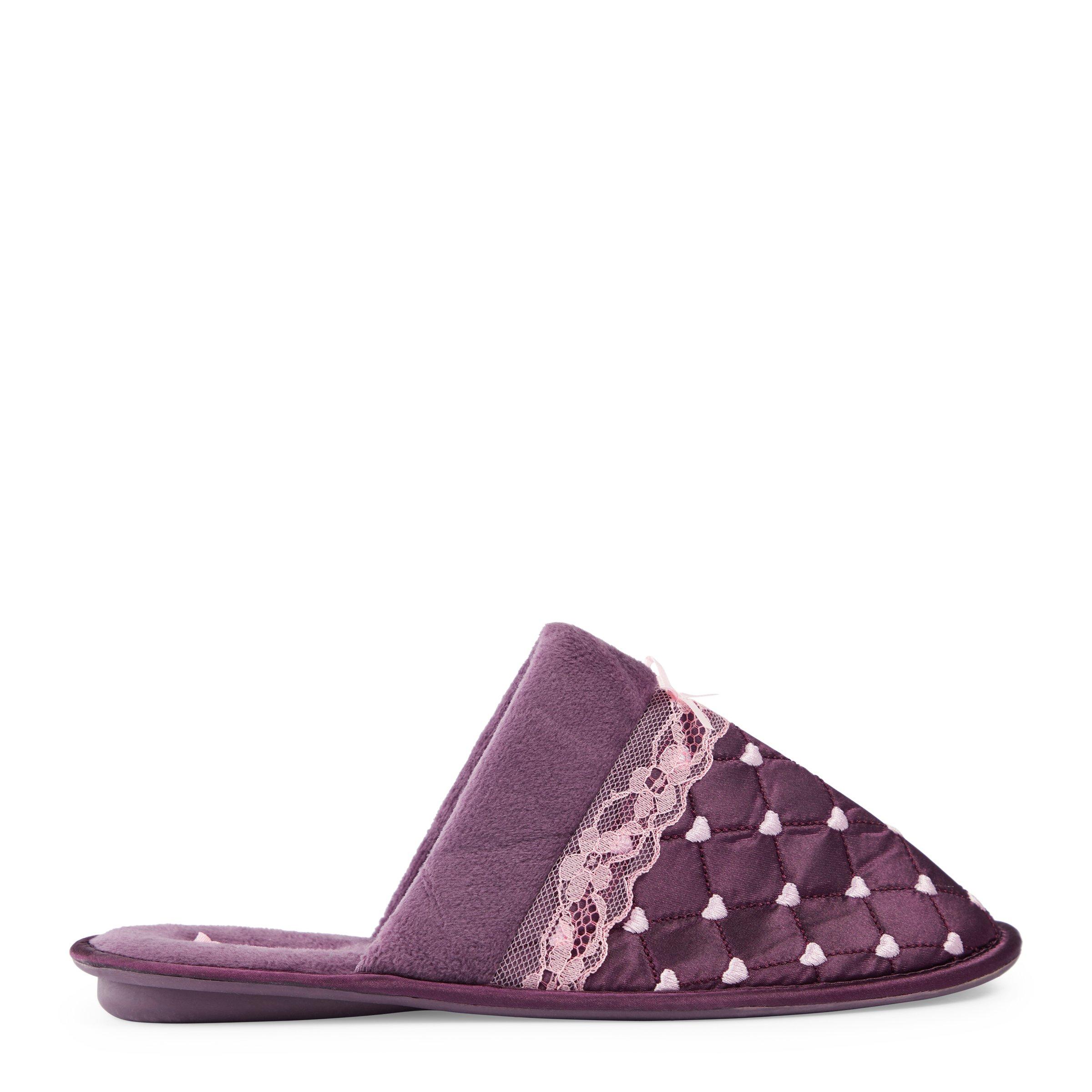 Purple Closed Toe Slippers 3127707 Intrigue