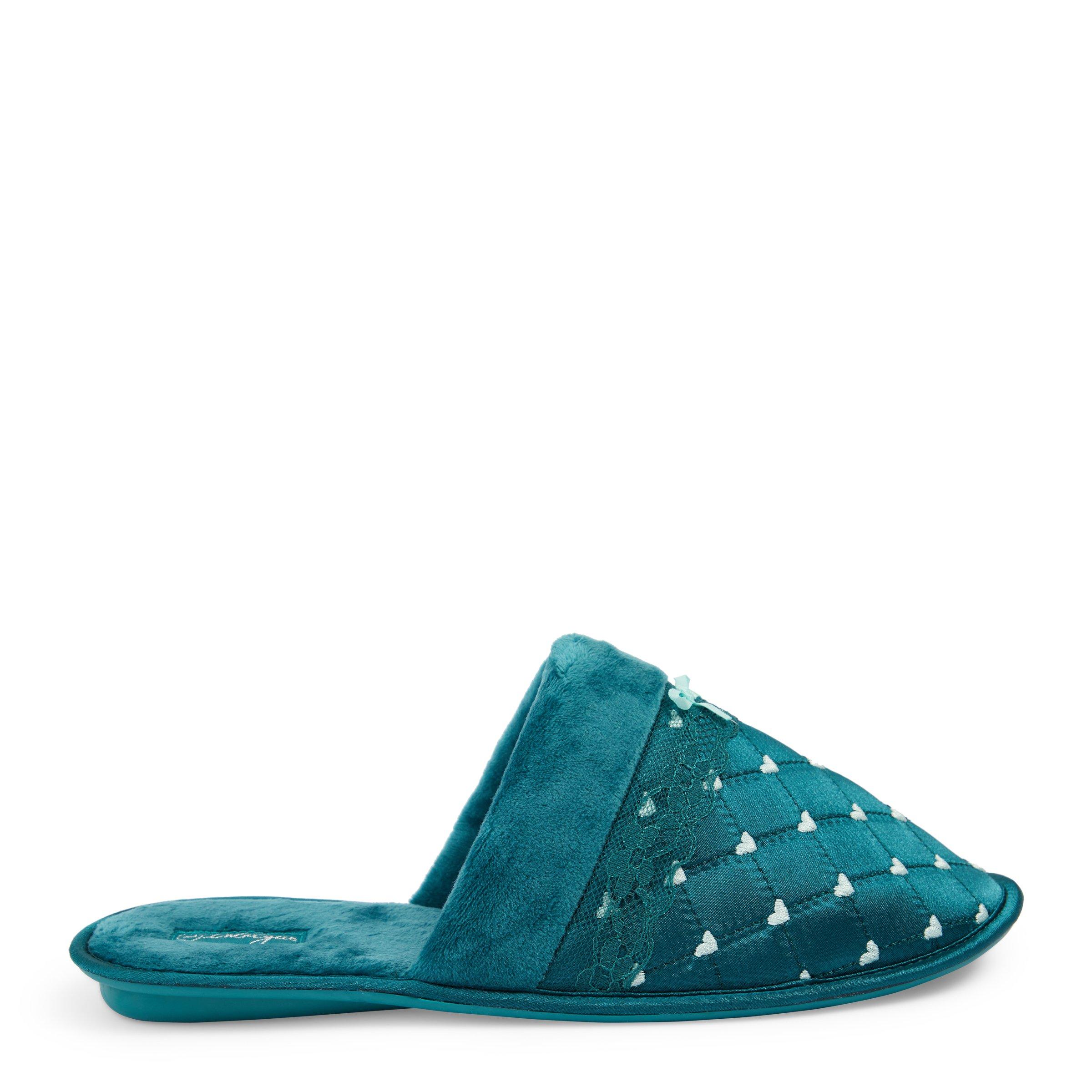 Teal womens slippers online