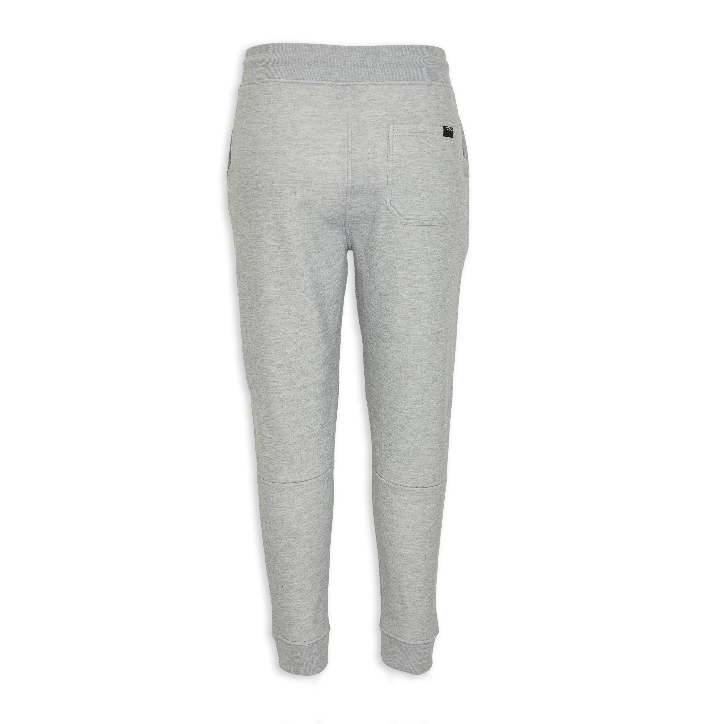 04651/ A TRIP IN A BAG flannel jogger pants 'Smart Joggpant Flan' grey