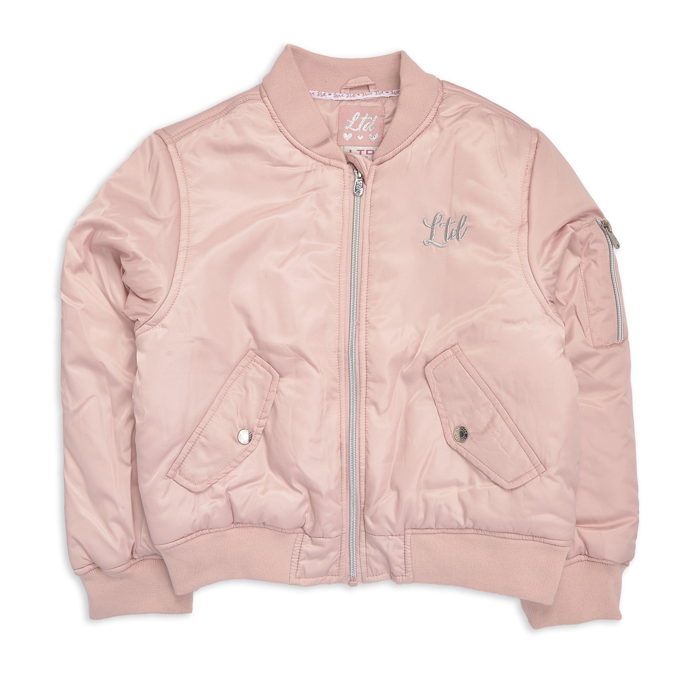 Girls Pink Bomber Jacket 3128039 LTD Kids