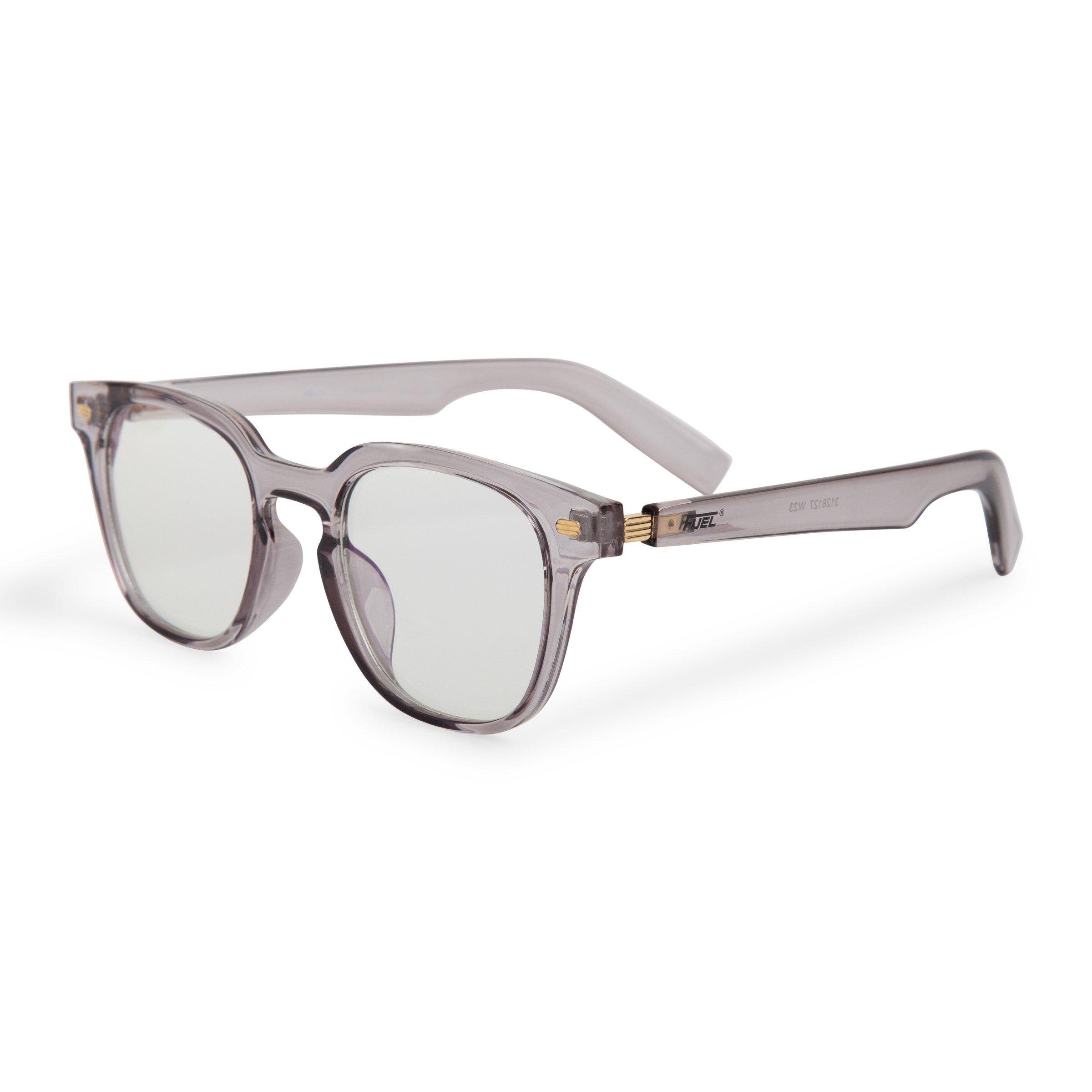 Clear frame outlet wayfarer sunglasses