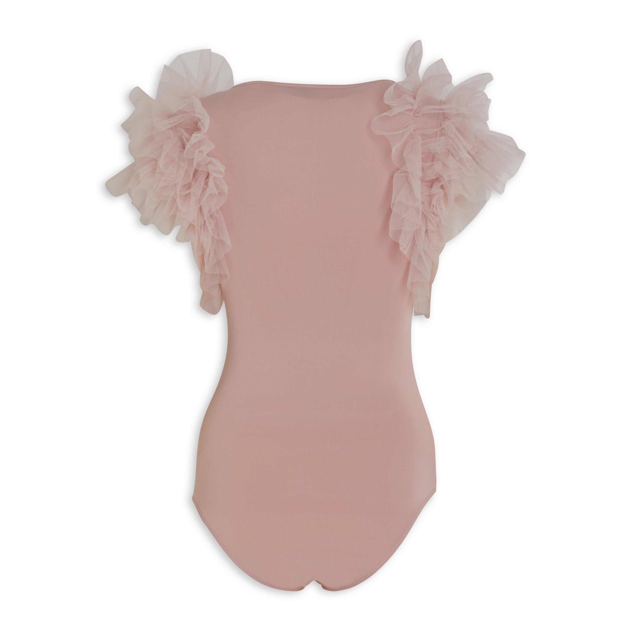 Pink Bodysuit With Sleeve Detail (3128289) | Truworths