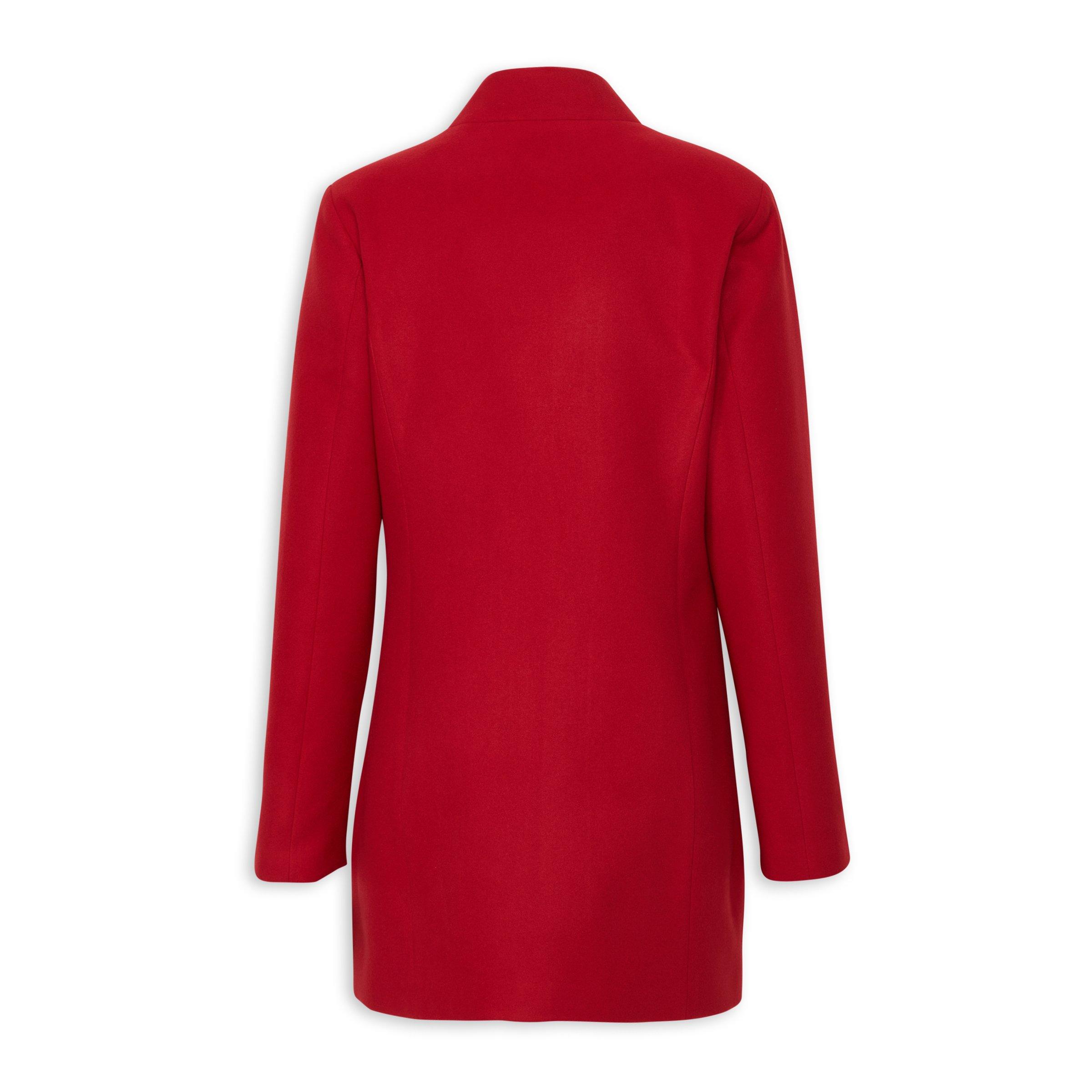 Red Peacoat Blazer