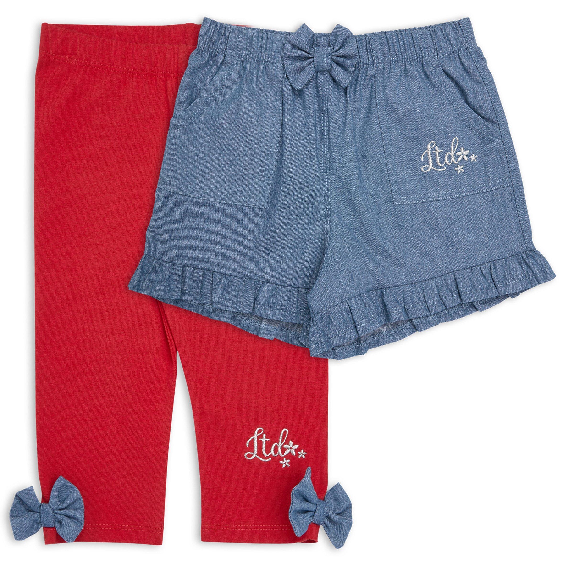 Kids Cotton Shorts Leggings 