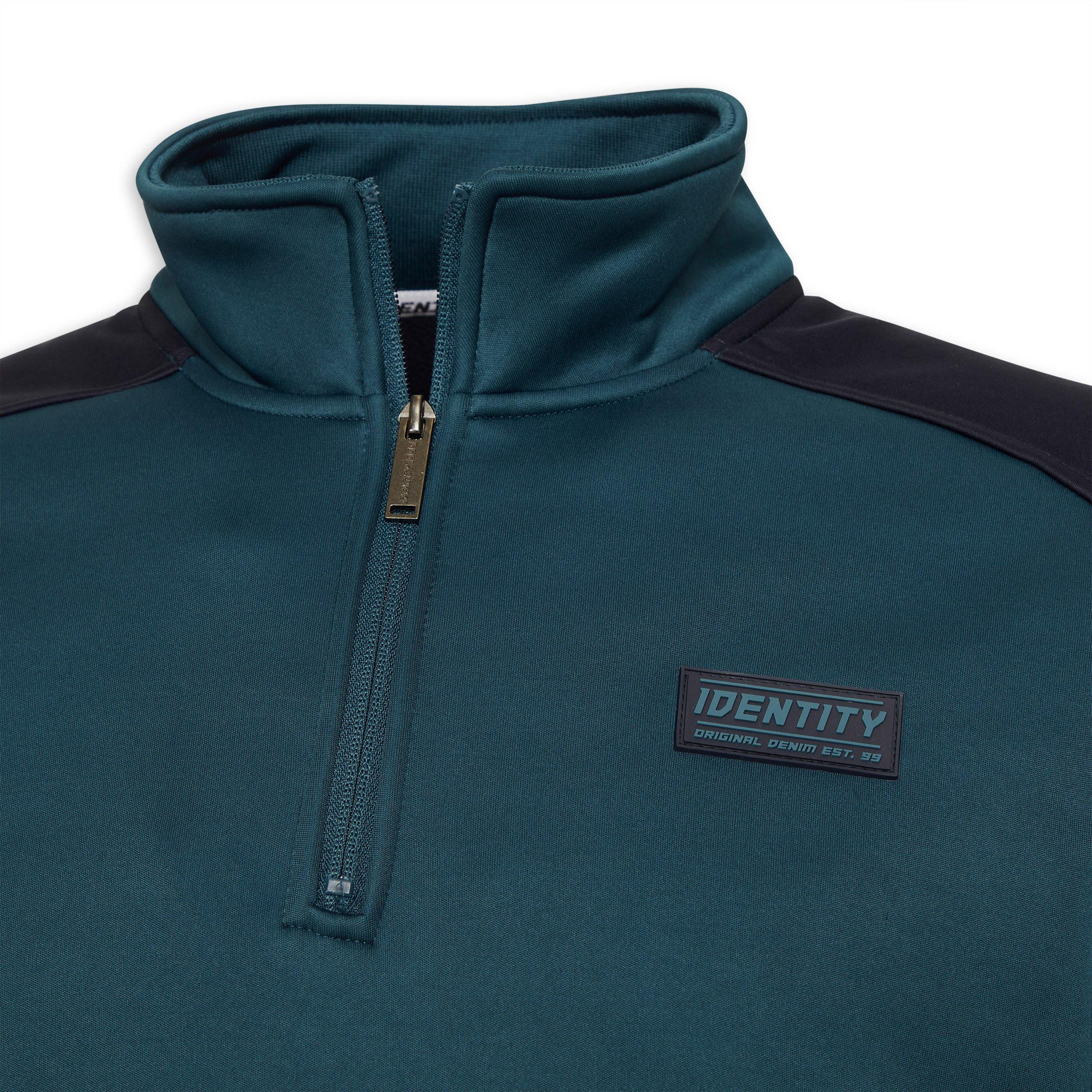 Blue Quarter-zip Sweat Top (3128842) | Identity